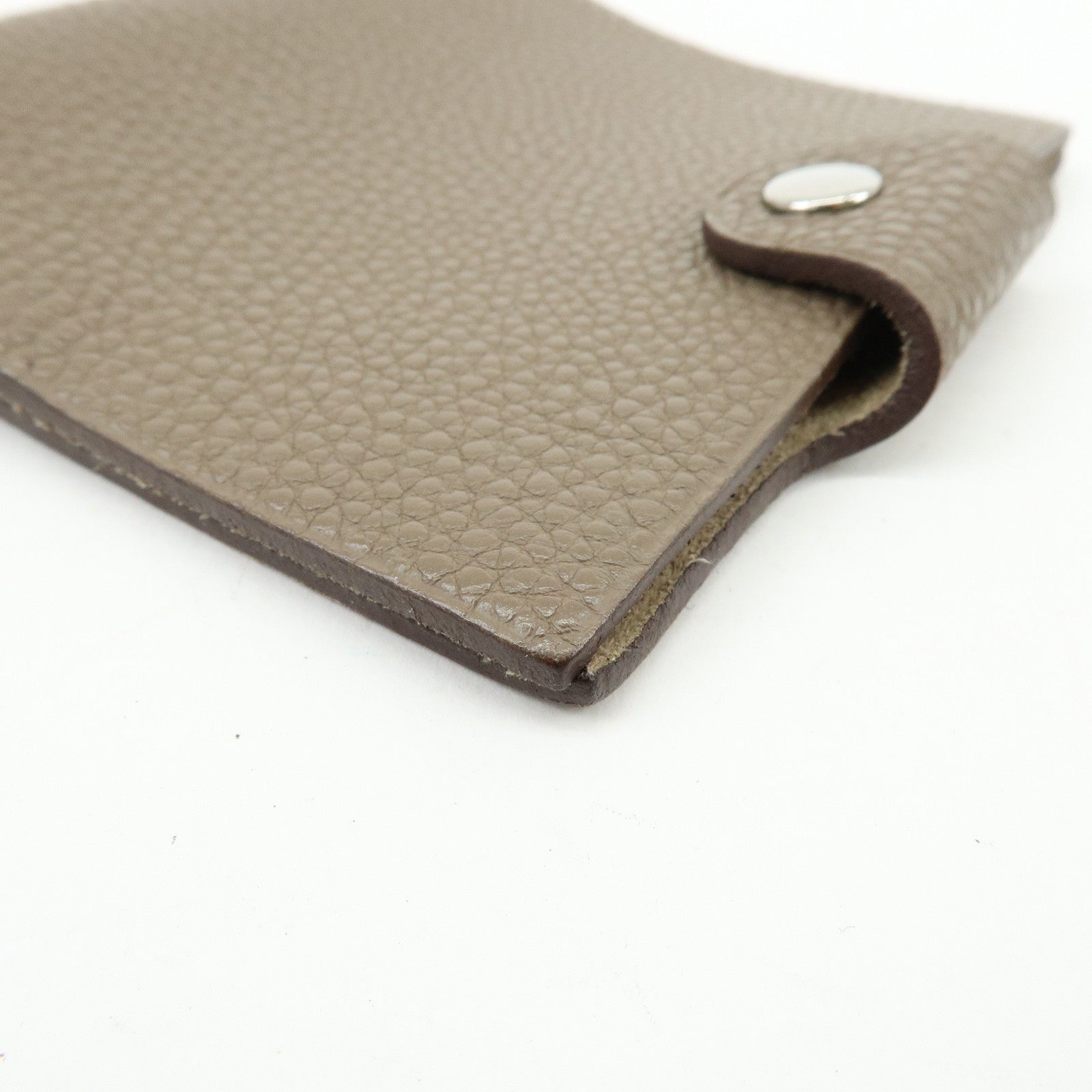 HERMES Ulysse Mini Taurillon Clemence Note Book Cover □K Stamped