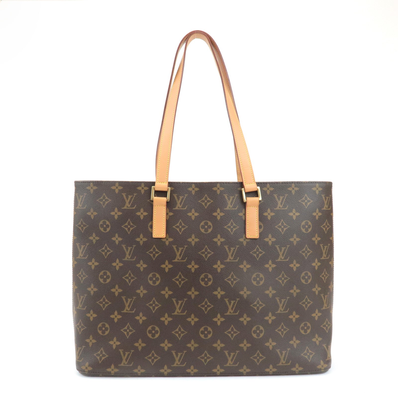 Louis Vuitton Monogram Luco Tote Bag Hand Bag Brown M51155
