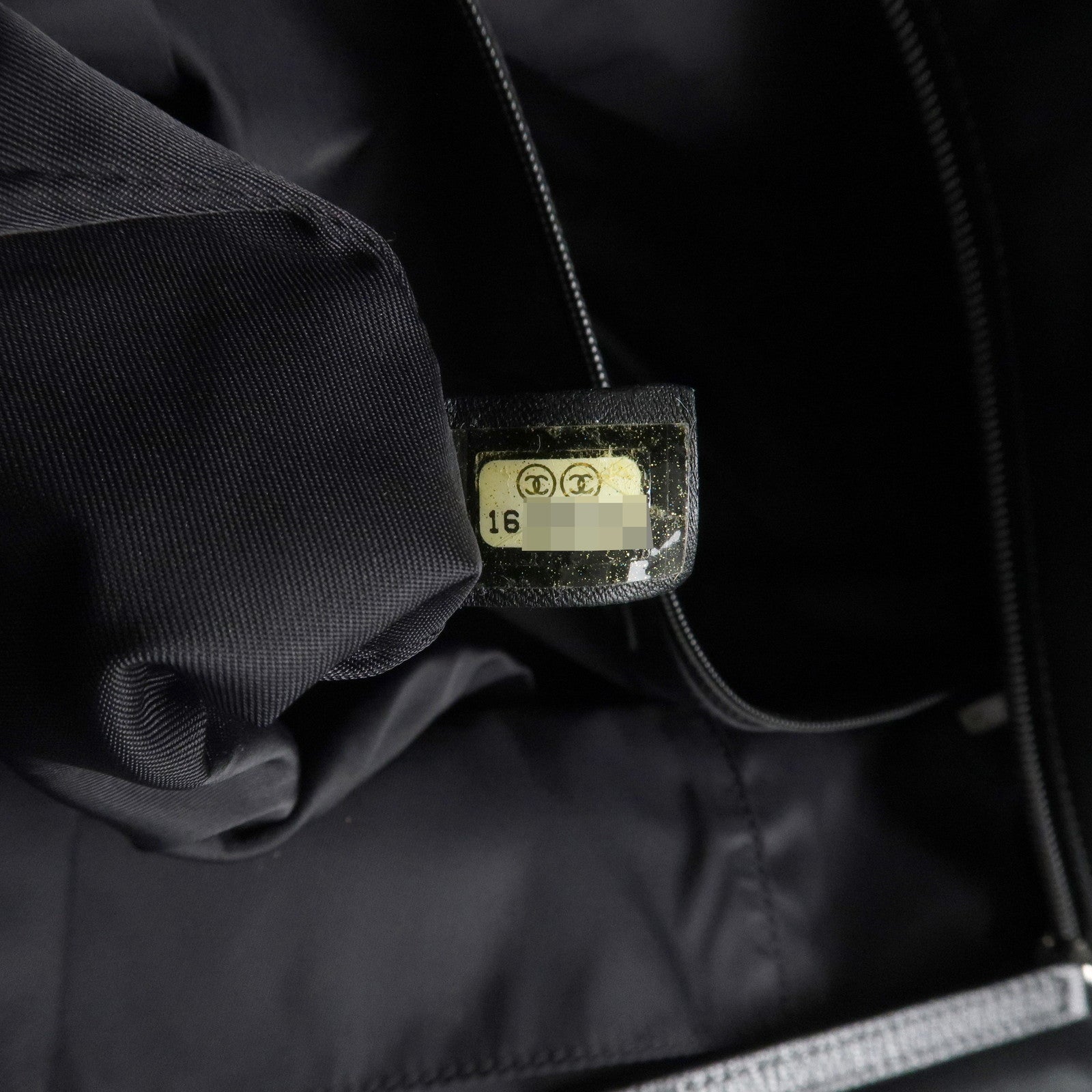 CHANEL Paris Biarritz Tote Bag Hand Bag MM Black A34209