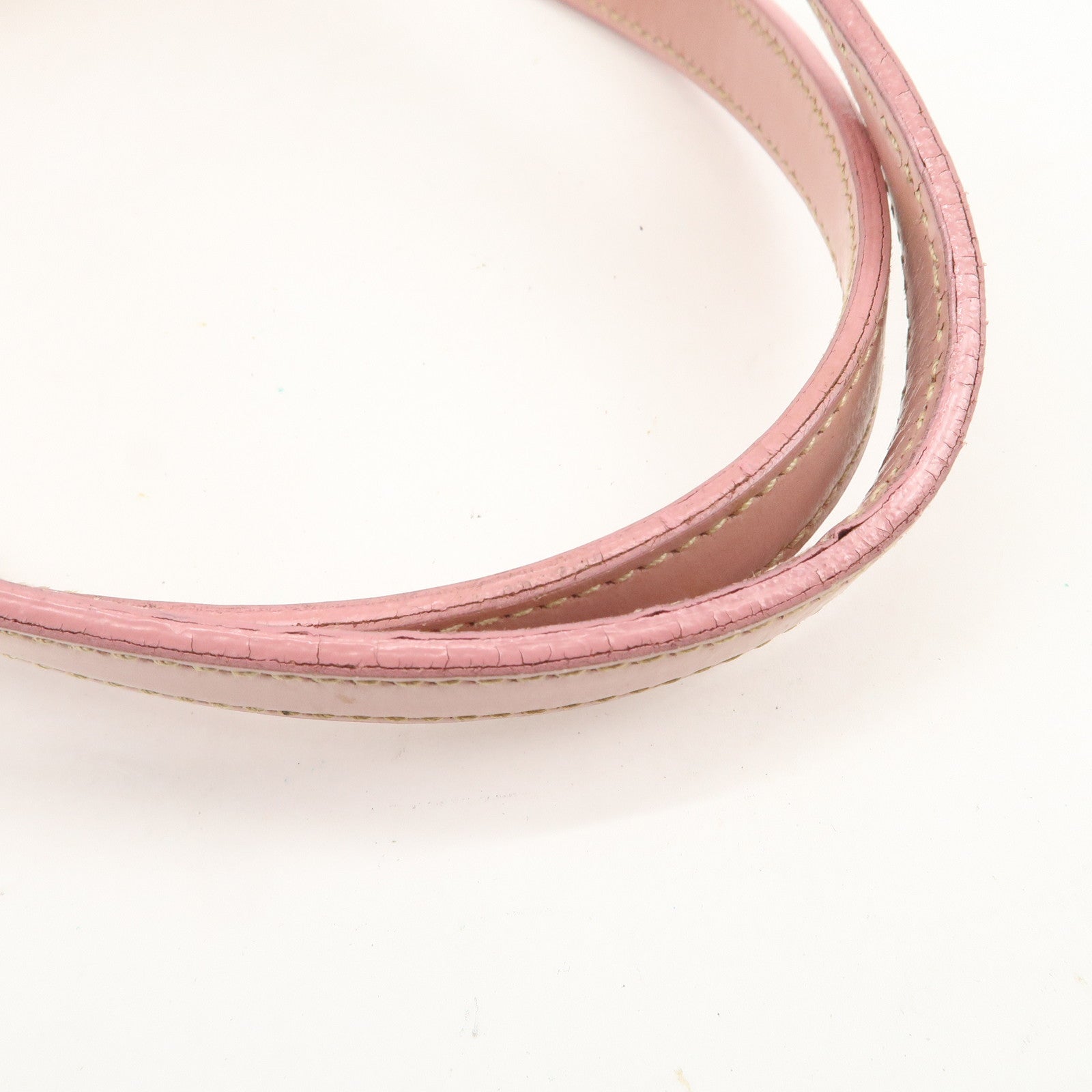 PRADA Nylon Leather Shoulder Bag Hand Bag Boston Bag Pink BR3150