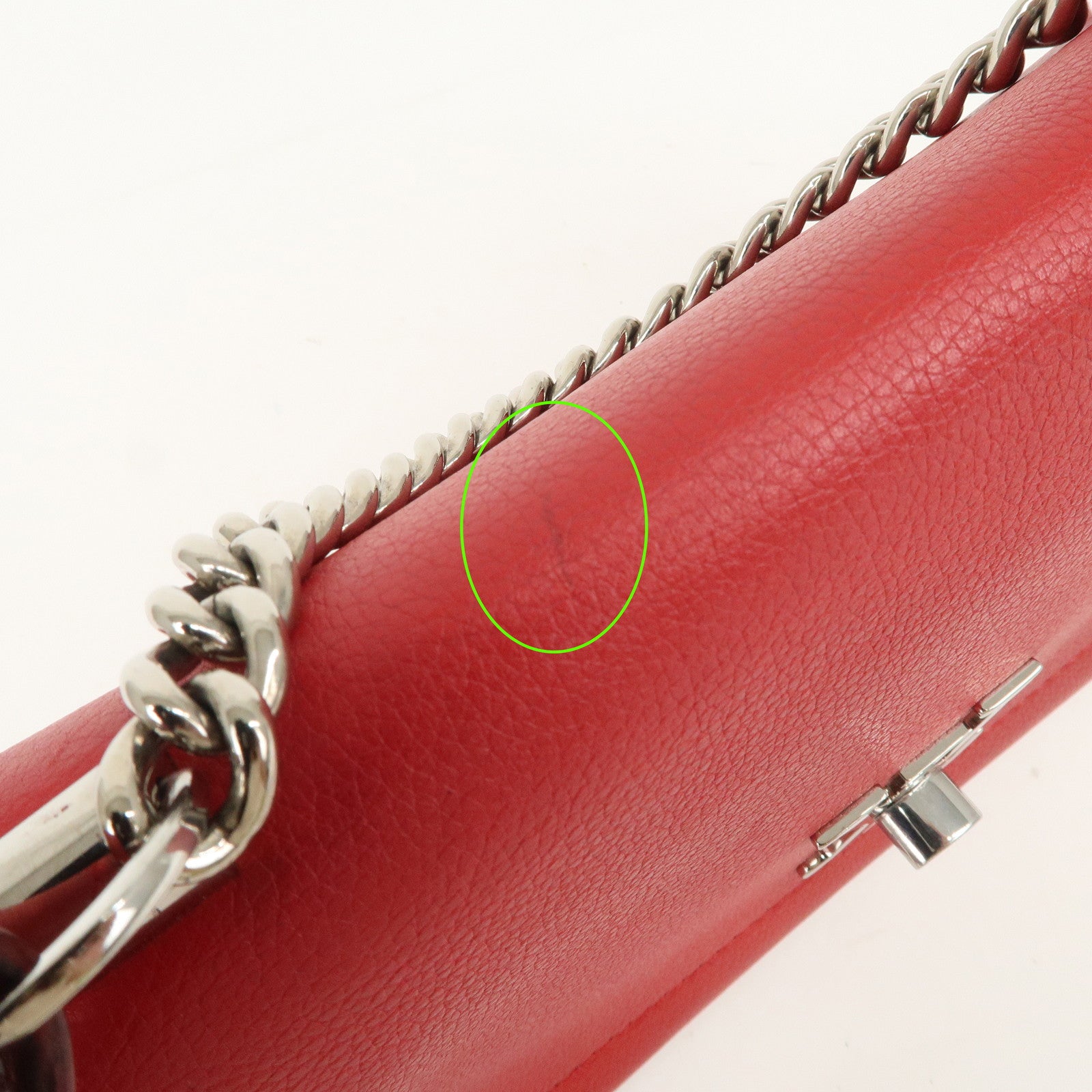 Louis Vuitton Calf Leather My Lockme BB 2Way Hand Bag Ruby M51419