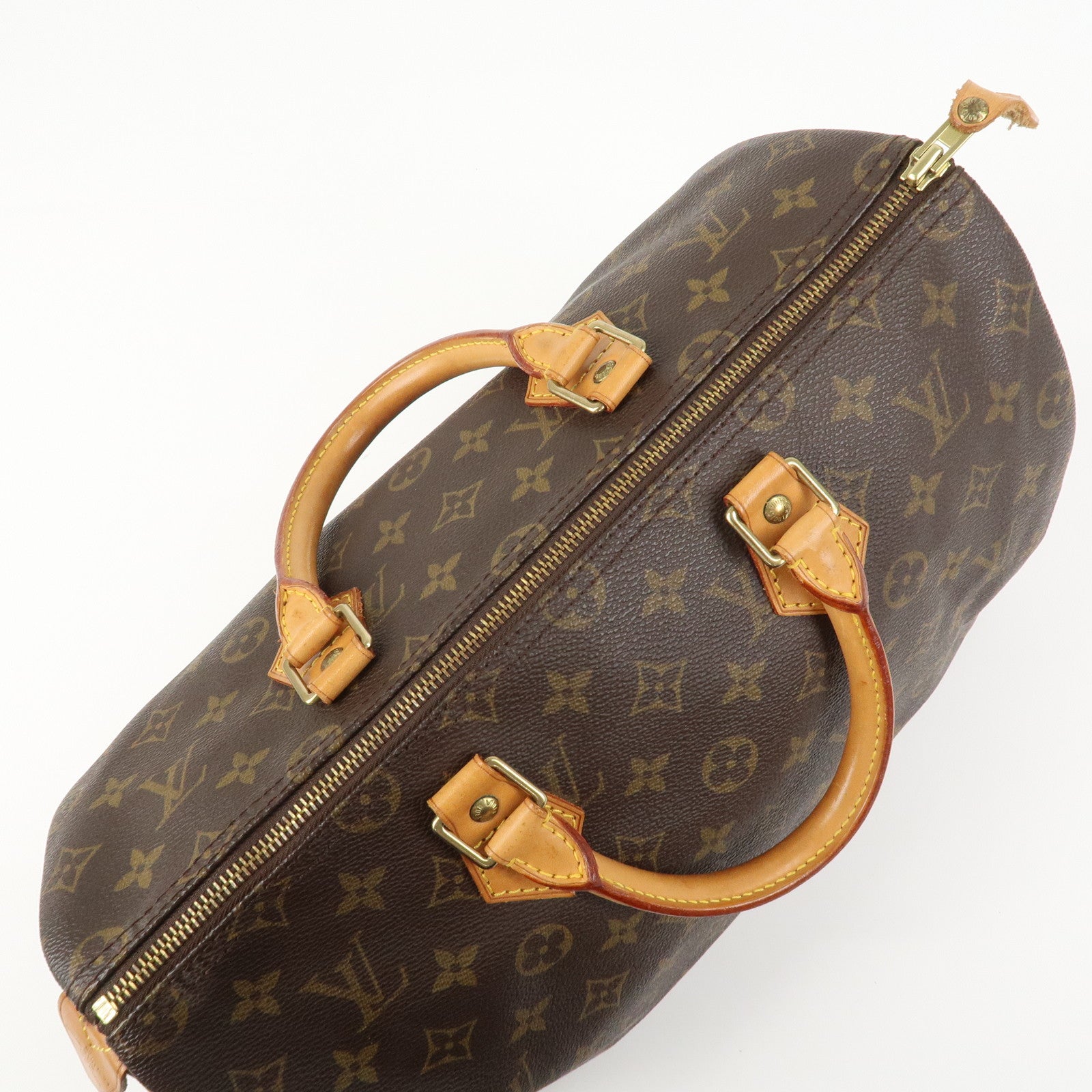 Louis Vuitton Monogram Canvas Speedy 35 Boston Bag Hand Bag M41524
