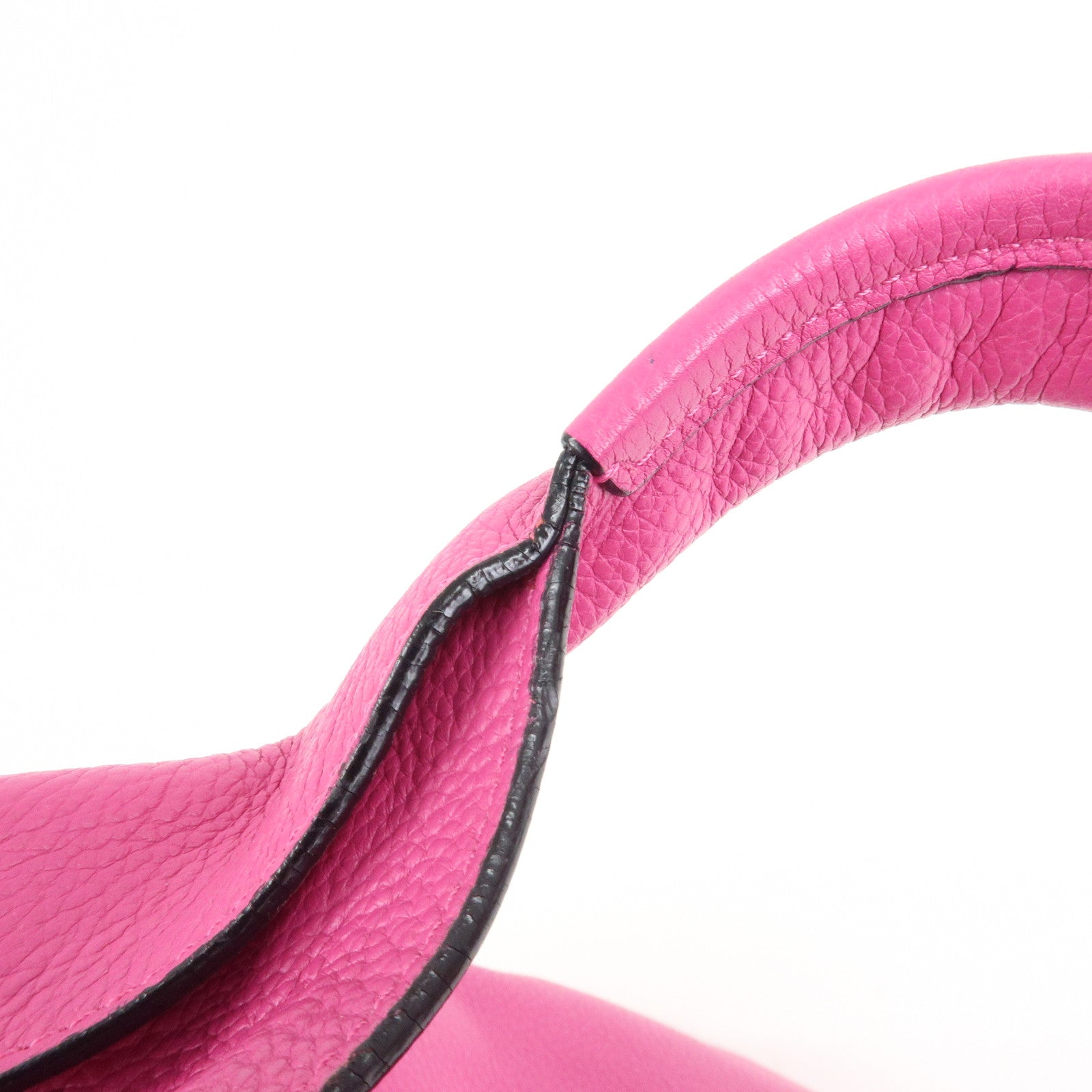 LOEWE Logo Dunas Anagram Leather Hand Bag Shoulder Bag Pink