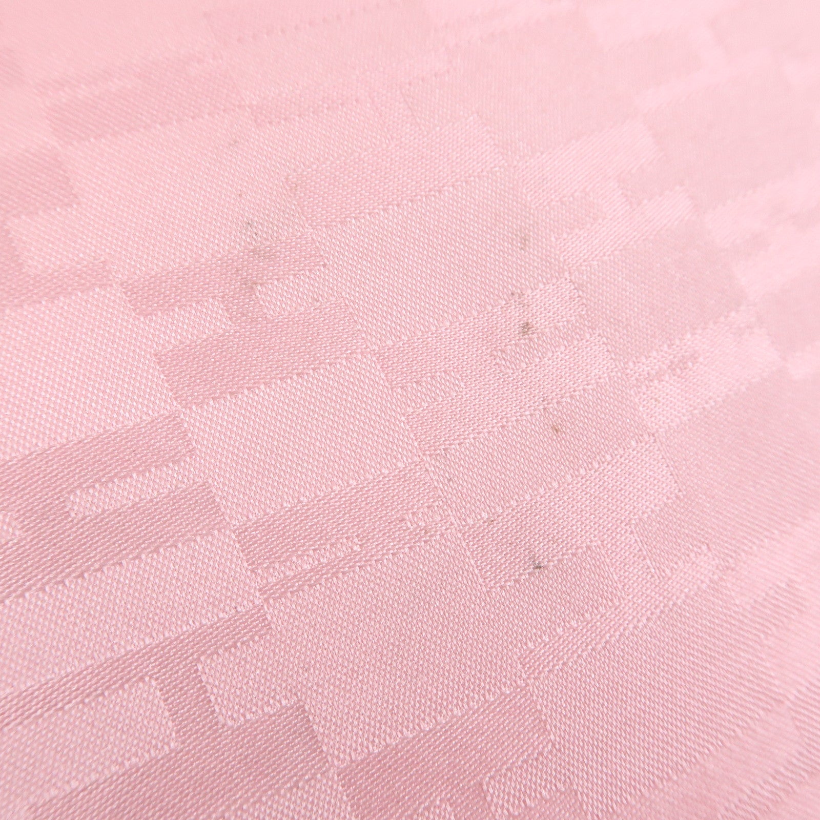HERMES Pochette Faconnee Grand H Silk 100% Scarf Pocket Square Pink