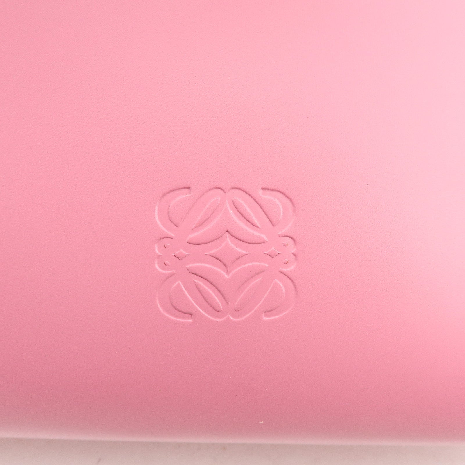 LOEWE Leather Tote Bag Shoulder Bag Hand Bag PInk