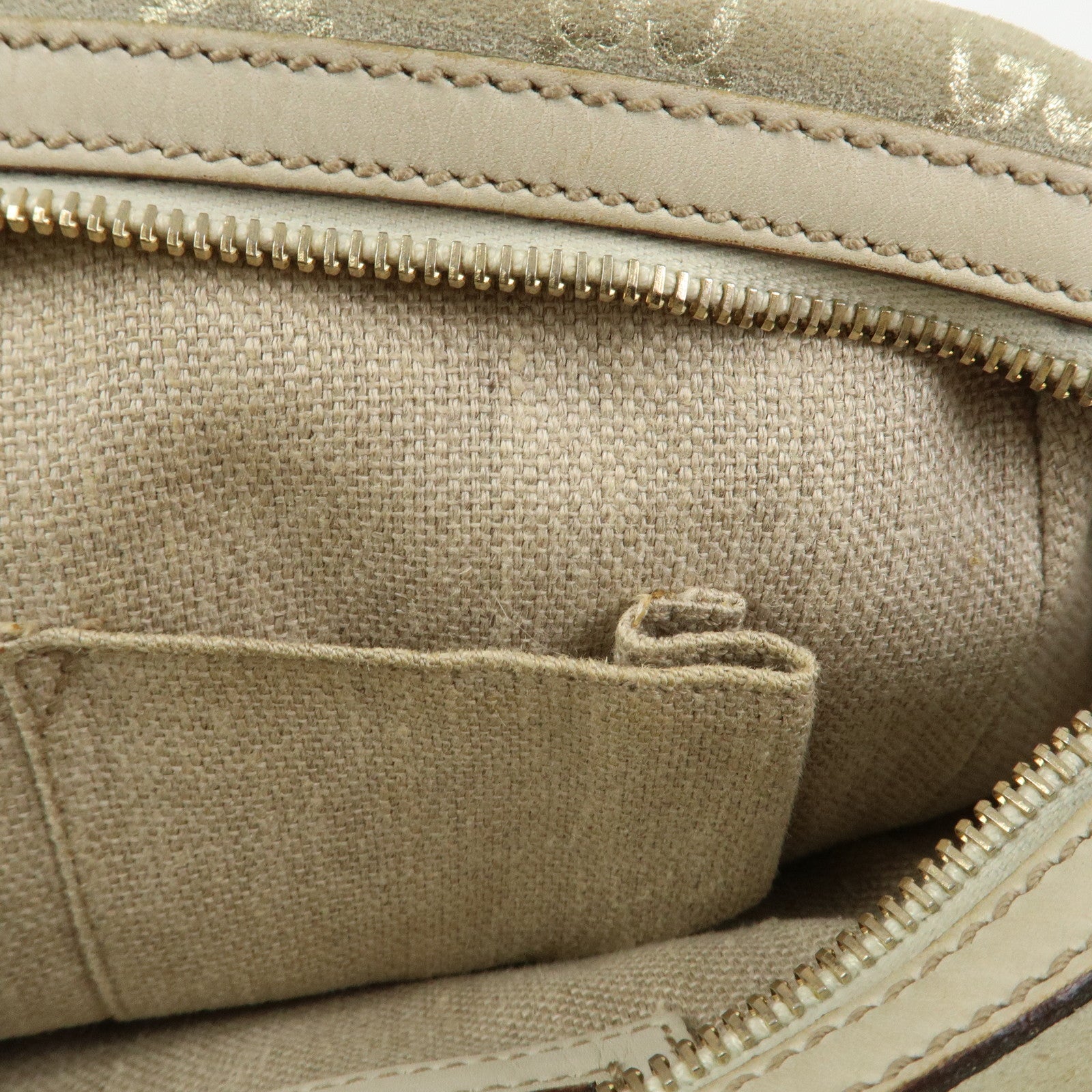 GUCCI GG Monogram Suede Leather Mini Boston Bag Shoulder Bag 152457