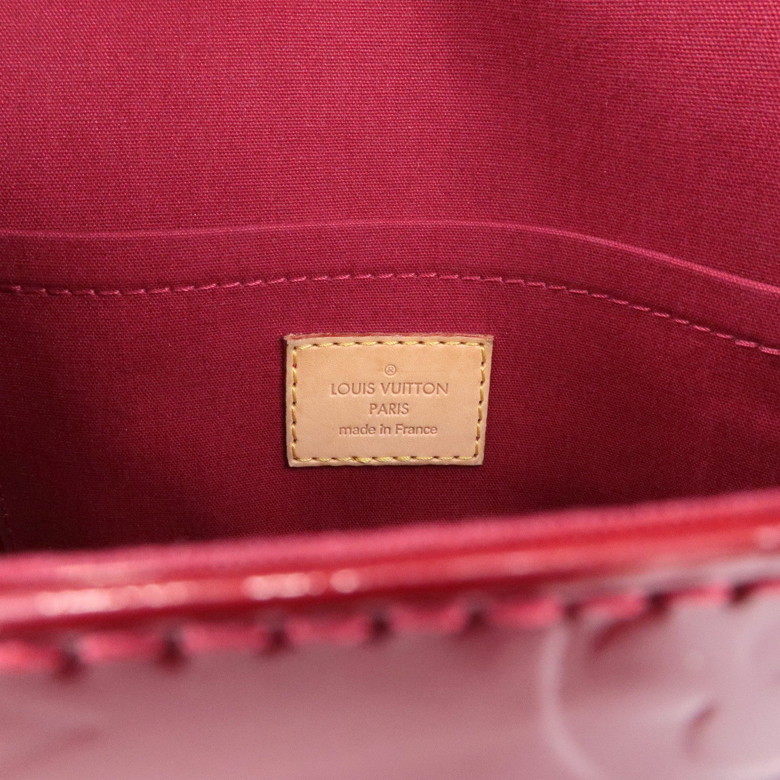 Louis Vuitton Vernis Leather Bellflower GM Pomme d'Amour M91708