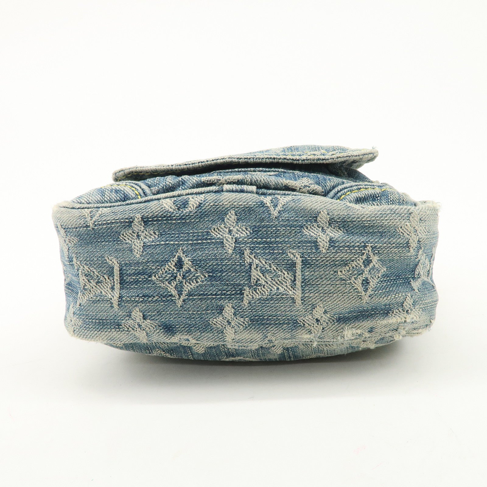 Louis Vuitton Monogram Denim Camera Bag Shoulder Bag Blue M95348