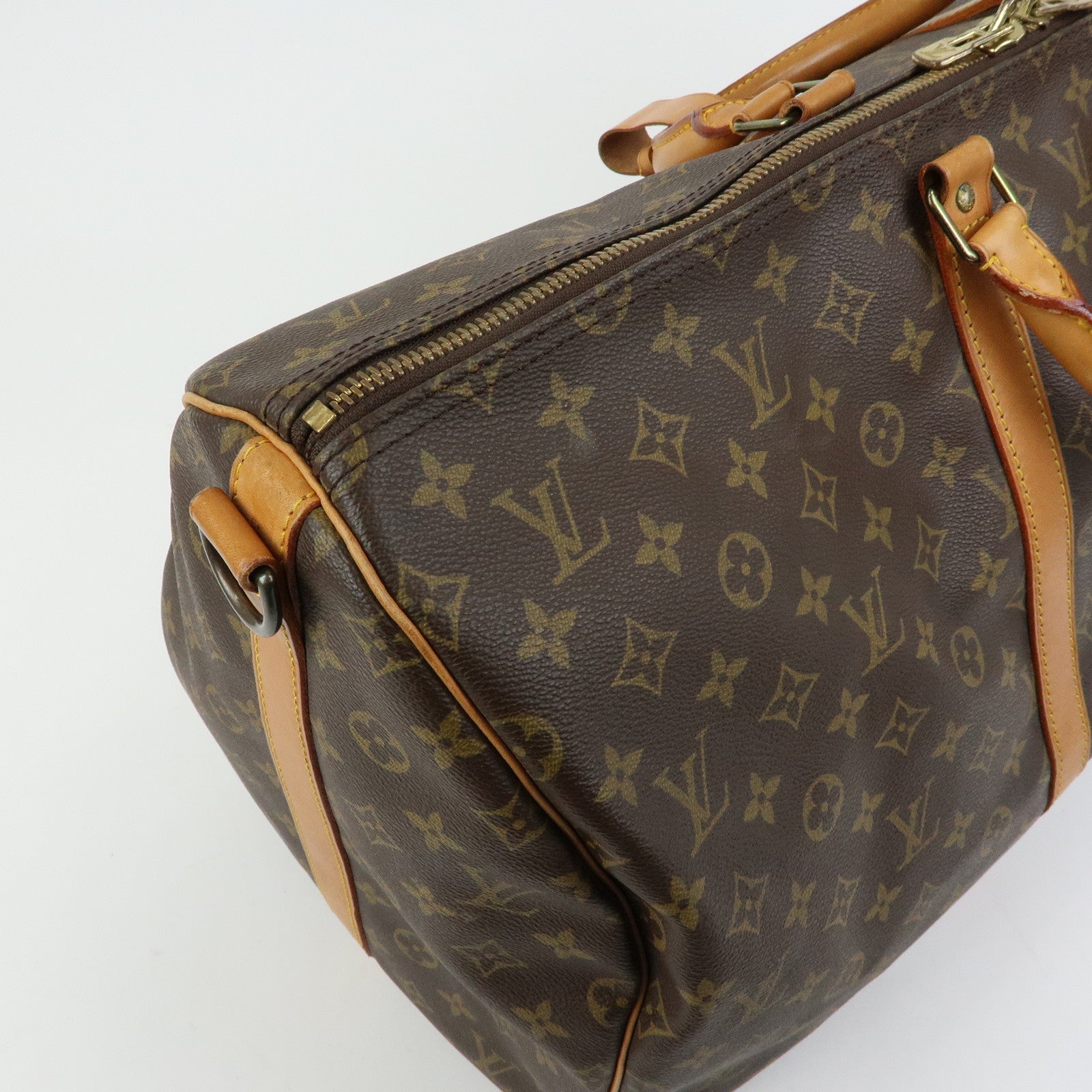 Louis Vuitton Monogram Keep All Bandouliere 55 Boston Bag M41414