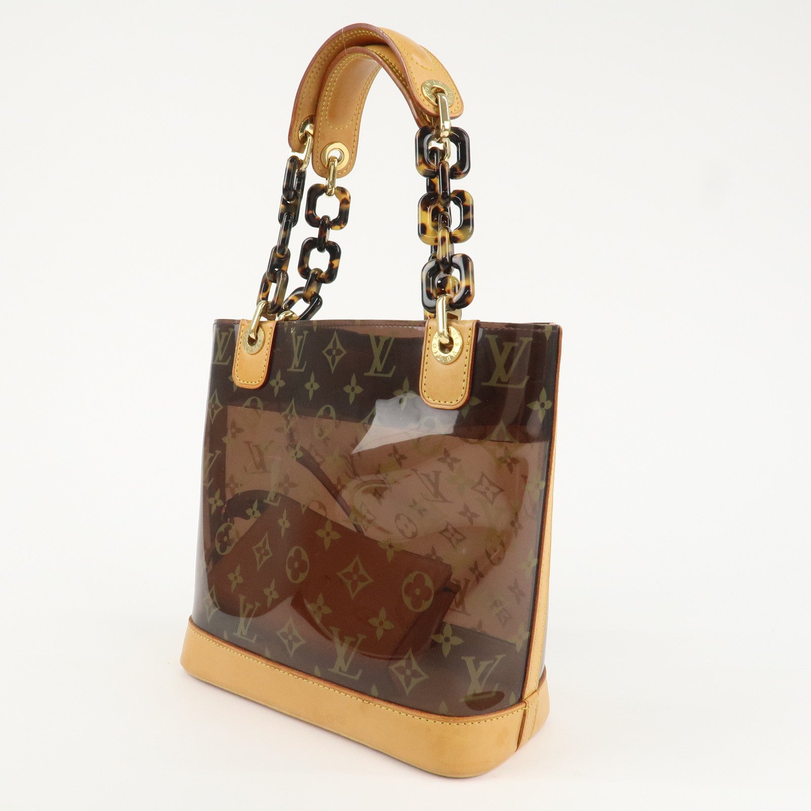 Louis Vuitton Monogram Cabas Ambre PM Vinyl Tote Bag M92502 Used