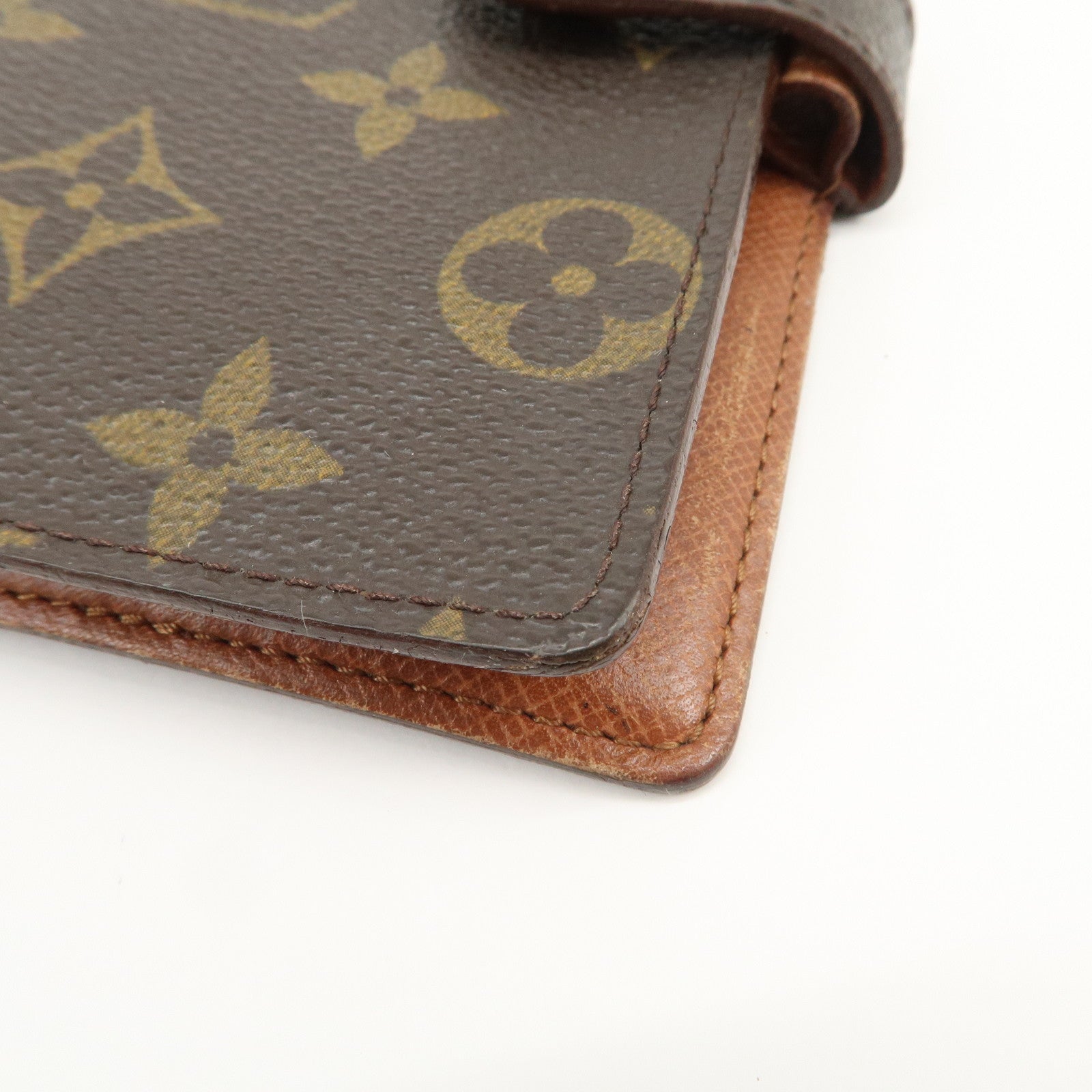 Louis Vuitton Monogram Agenda PM Planner Cover Brown R20005