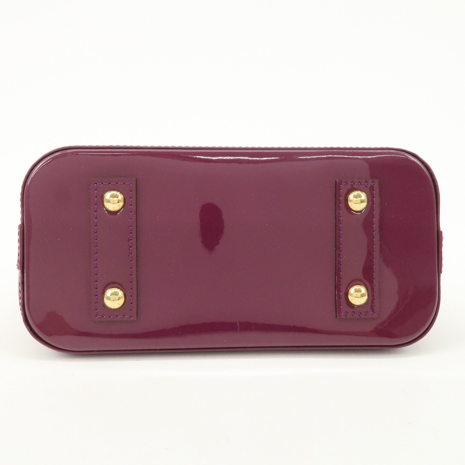 Louis Vuitton Monogram Vernis Alma BB 2Way Bag Magenta M50565