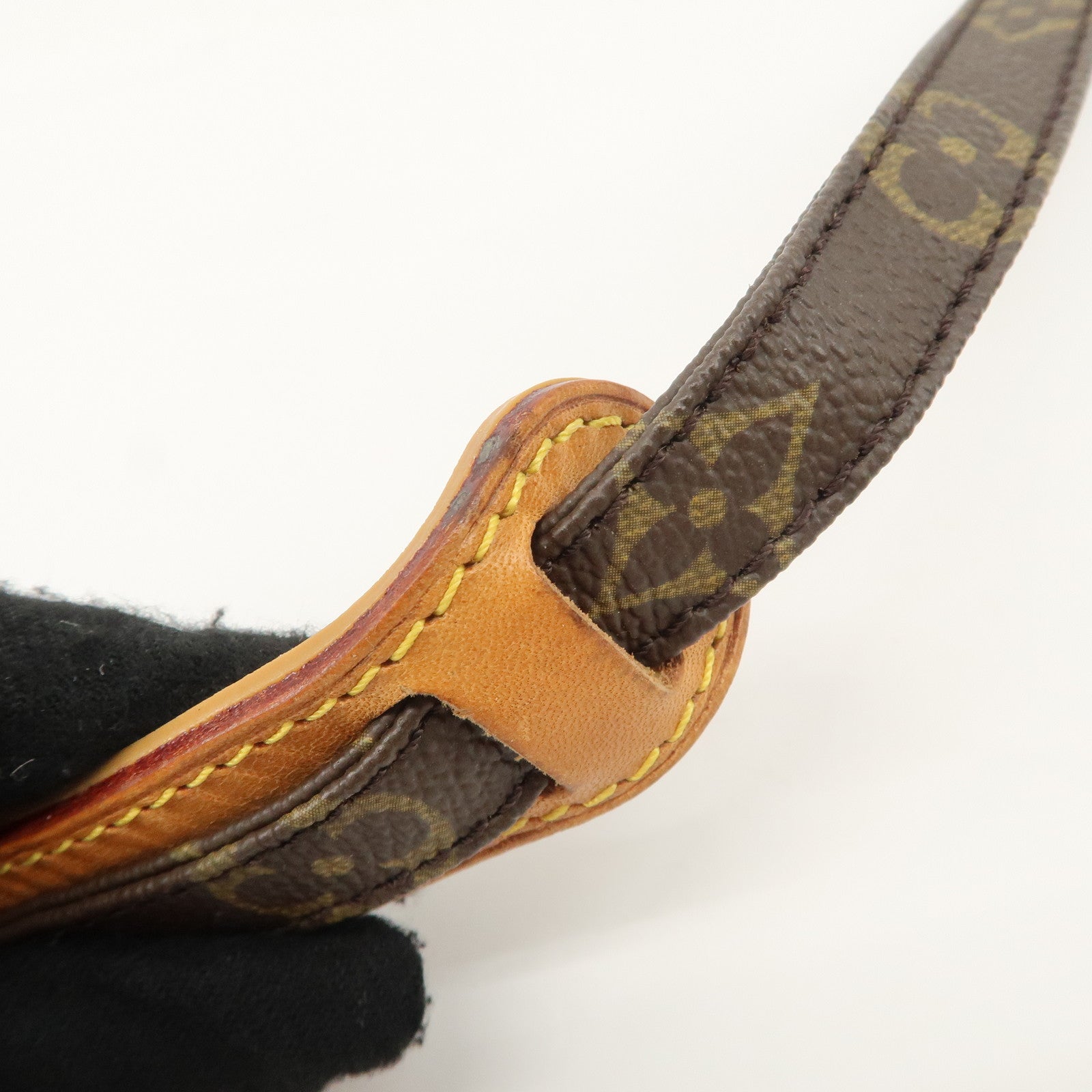 Louis Vuitton Monogram Danube Shoulder Bag Brown M45266 Used