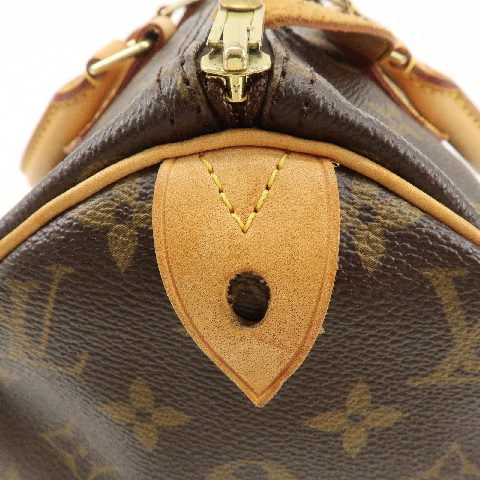 Louis Vuitton Monogram Speedy 30 Hand Bag Boston Bag M41526 Used