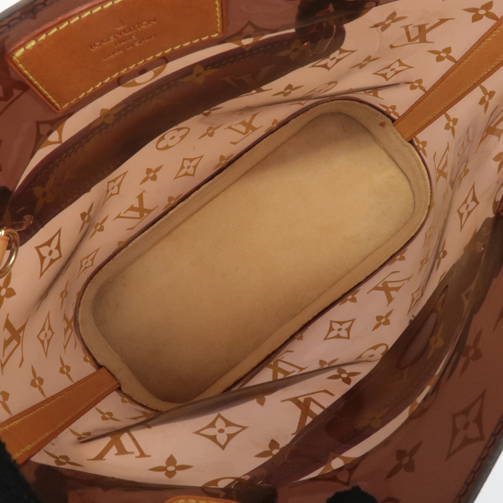 Louis Vuitton Monogram Vinyl Cabas Ambre MM Tote Bag M92501 Used