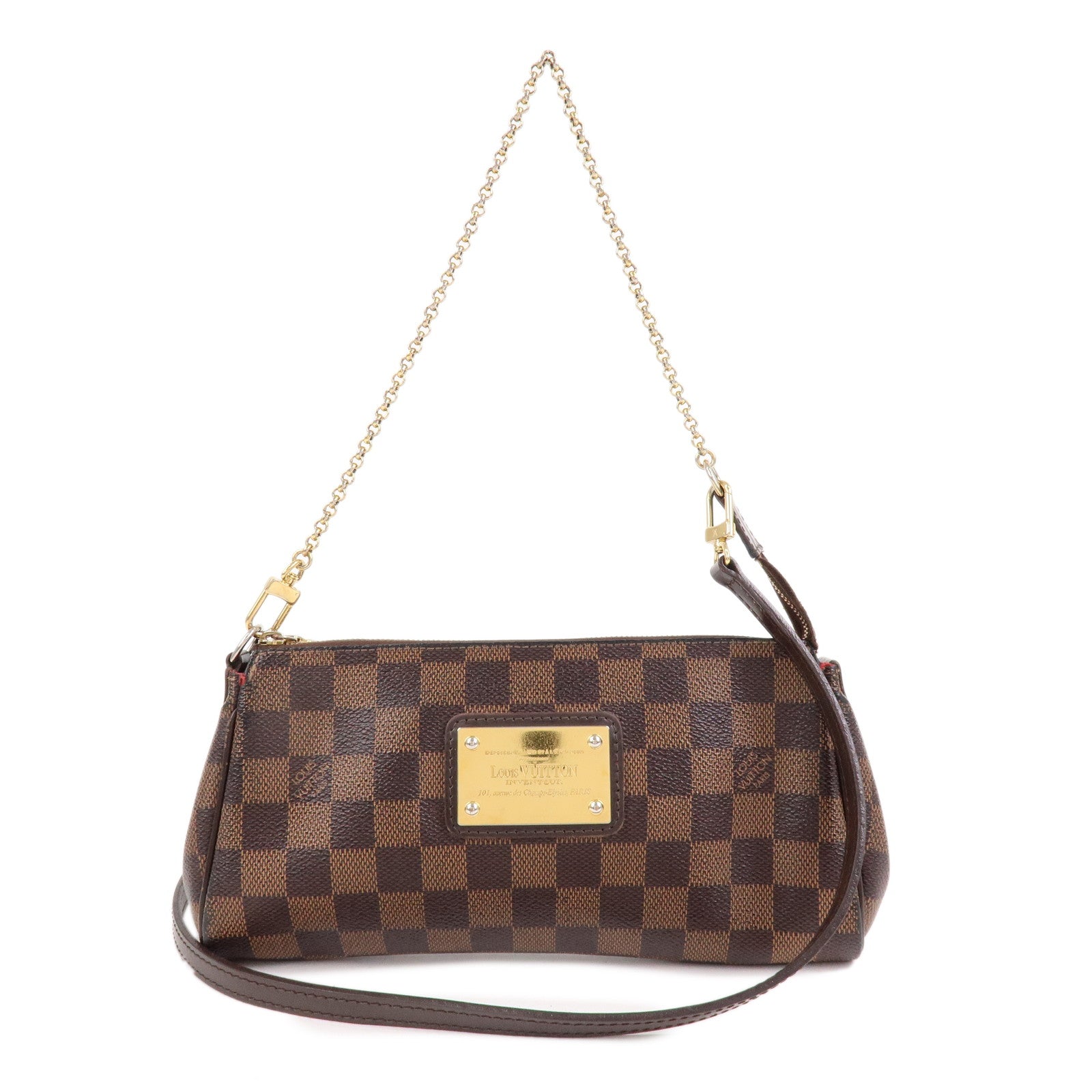 Louis Vuitton Damier Eva 2Way Hand Shoulder Bag Damier Ebene N55213