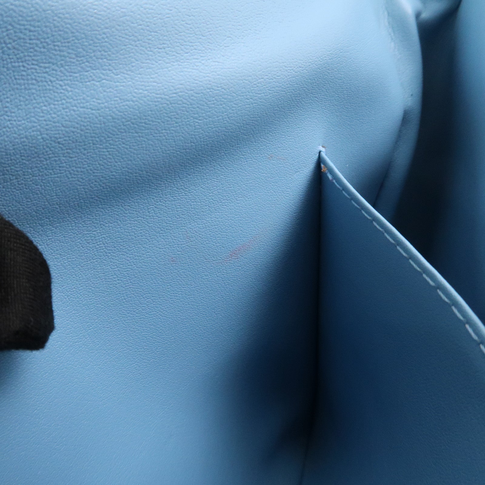 Louis Vuitton Vernis Thompson Street Shoulder Bag Baby Blue M91008