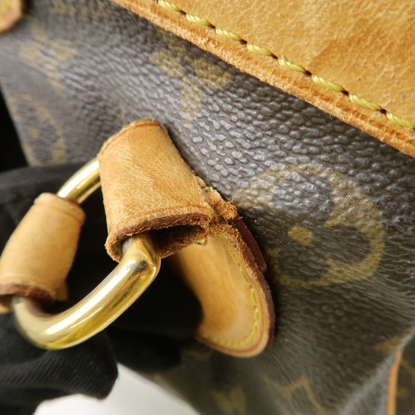 Louis Vuitton Monogram Tivoli PM Hand Bag Shoulder Bag Brown M40143 Used