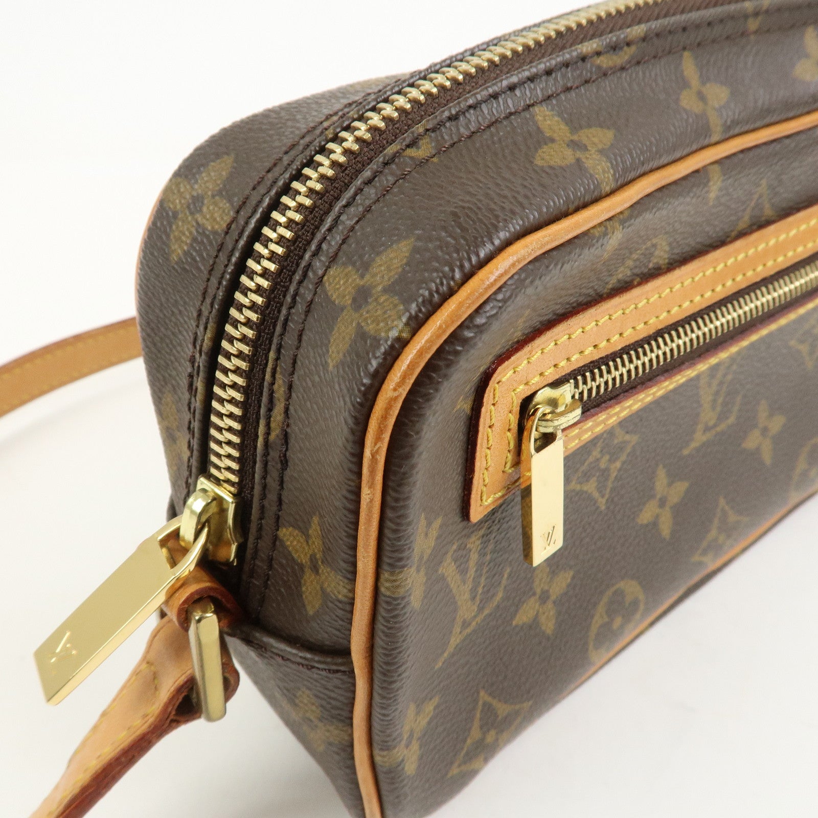 Louis Vuitton Monogram Pochette Cite Shoulder Bag Brown M51183