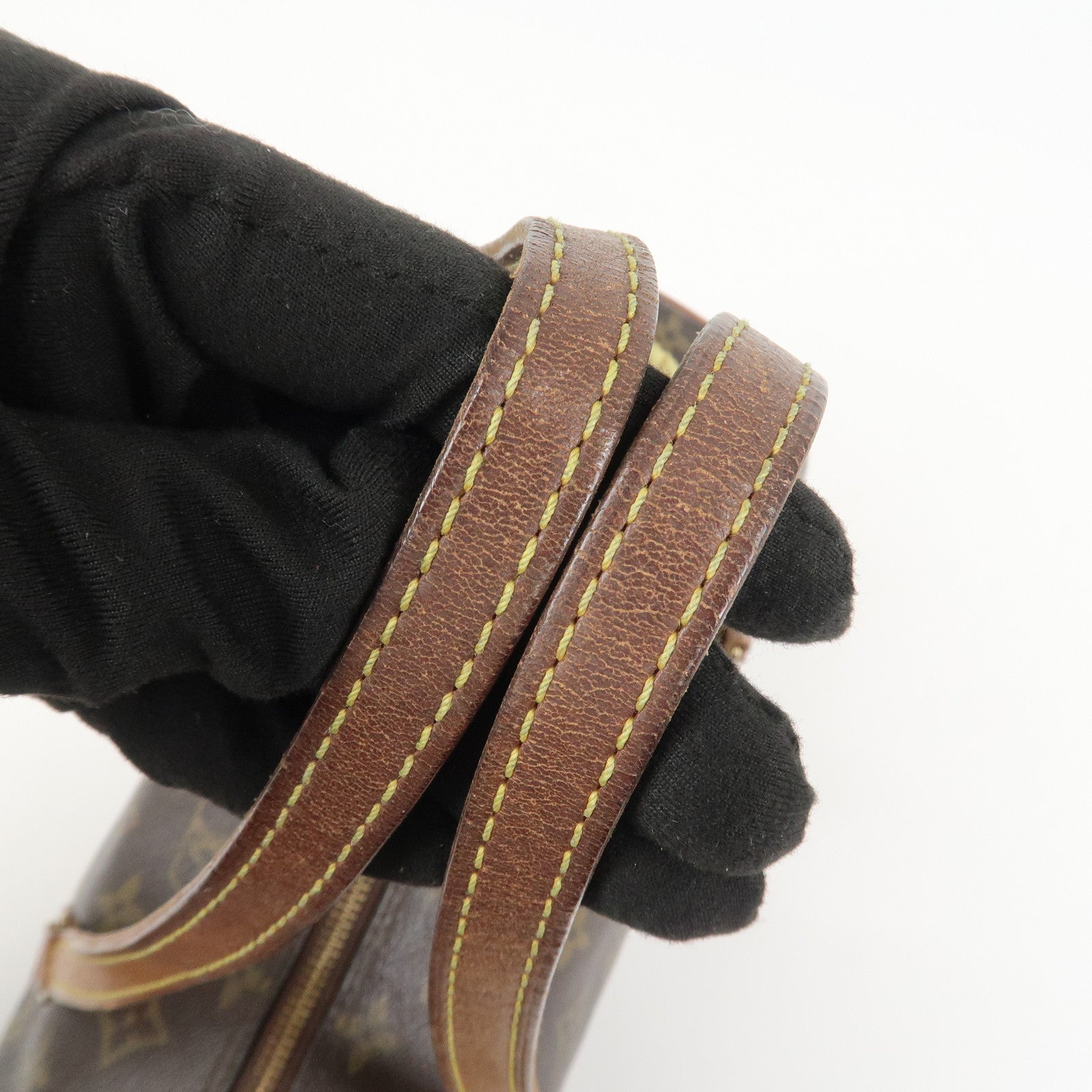 Louis Vuitton Monogram Papillon 30 Hand Bag Brown M51385
