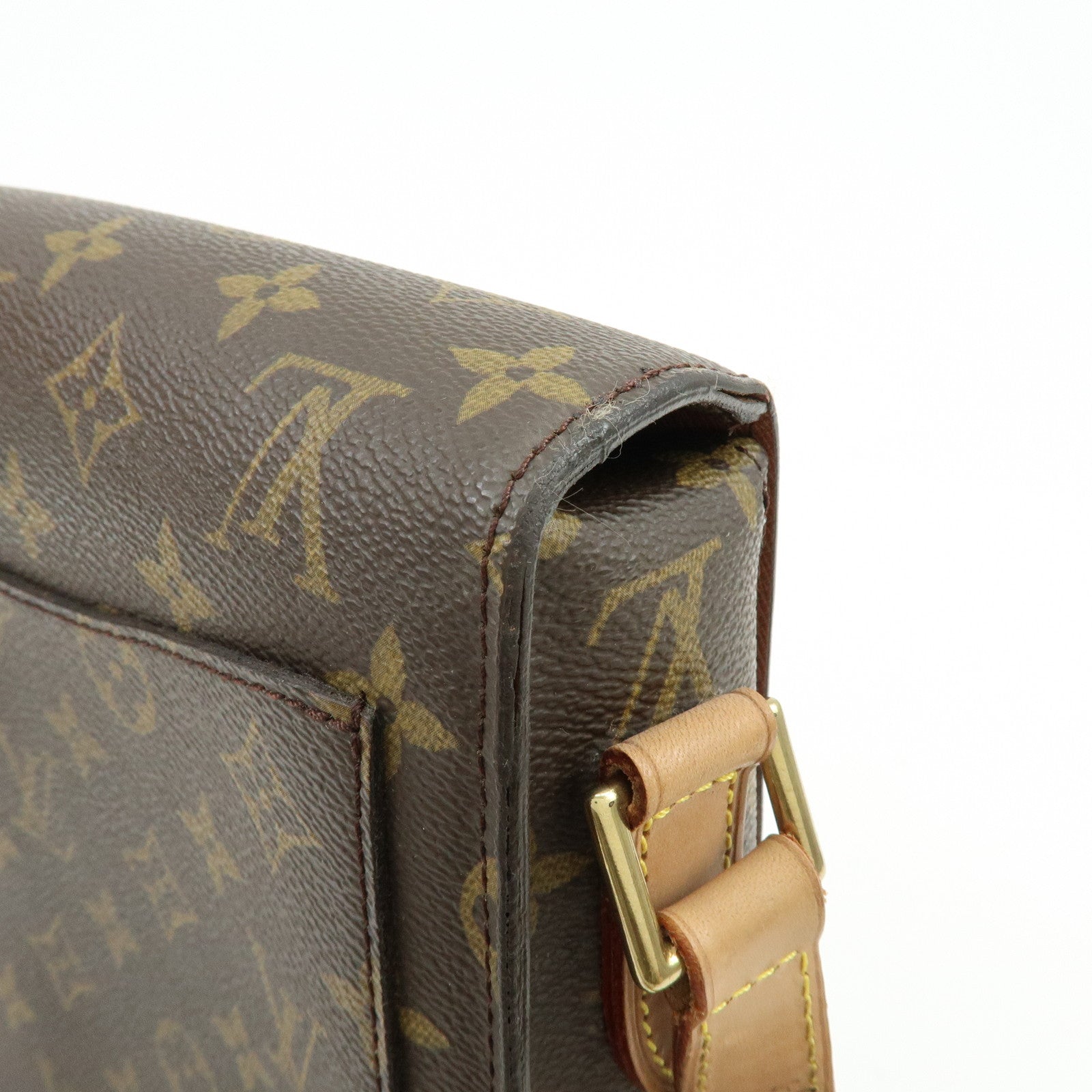 Louis Vuitton Monogram Saint Cloud GM Shoulder Bag Brown M51242