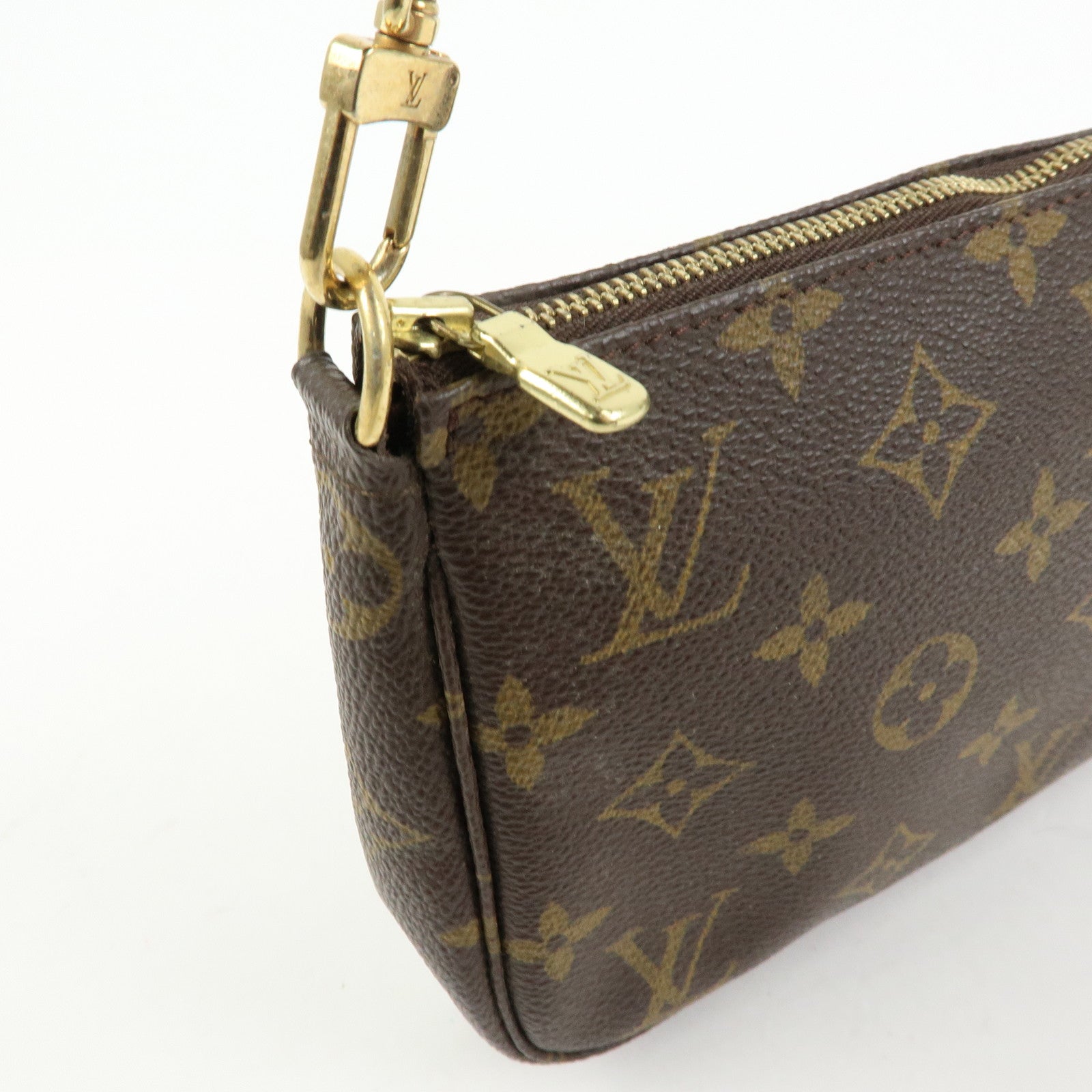 Louis Vuitton Monogram Pochette Accessoires Pouch Hand Bag M51980