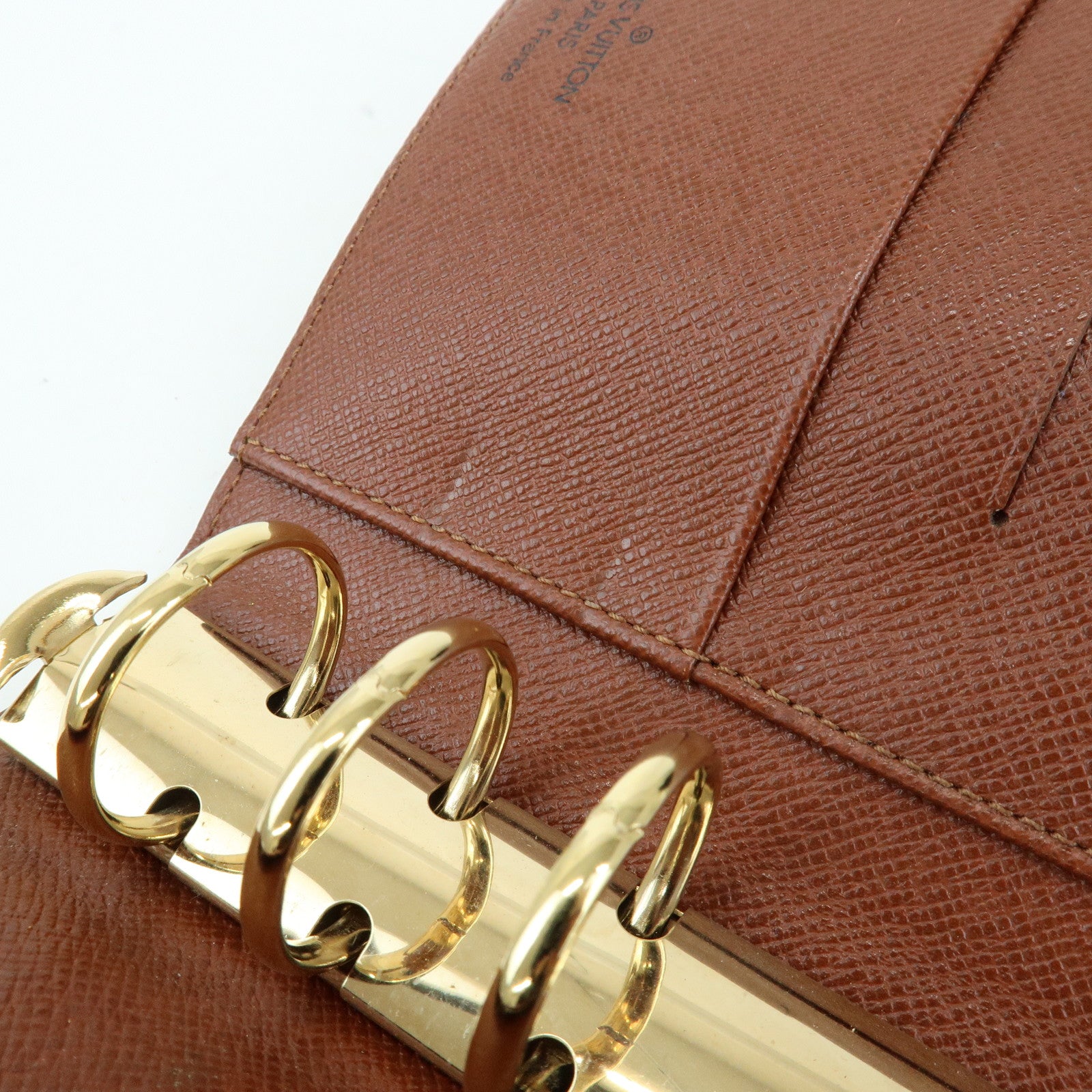 Louis Vuitton Monogram Agenda MM Planner Cover Brown R20105