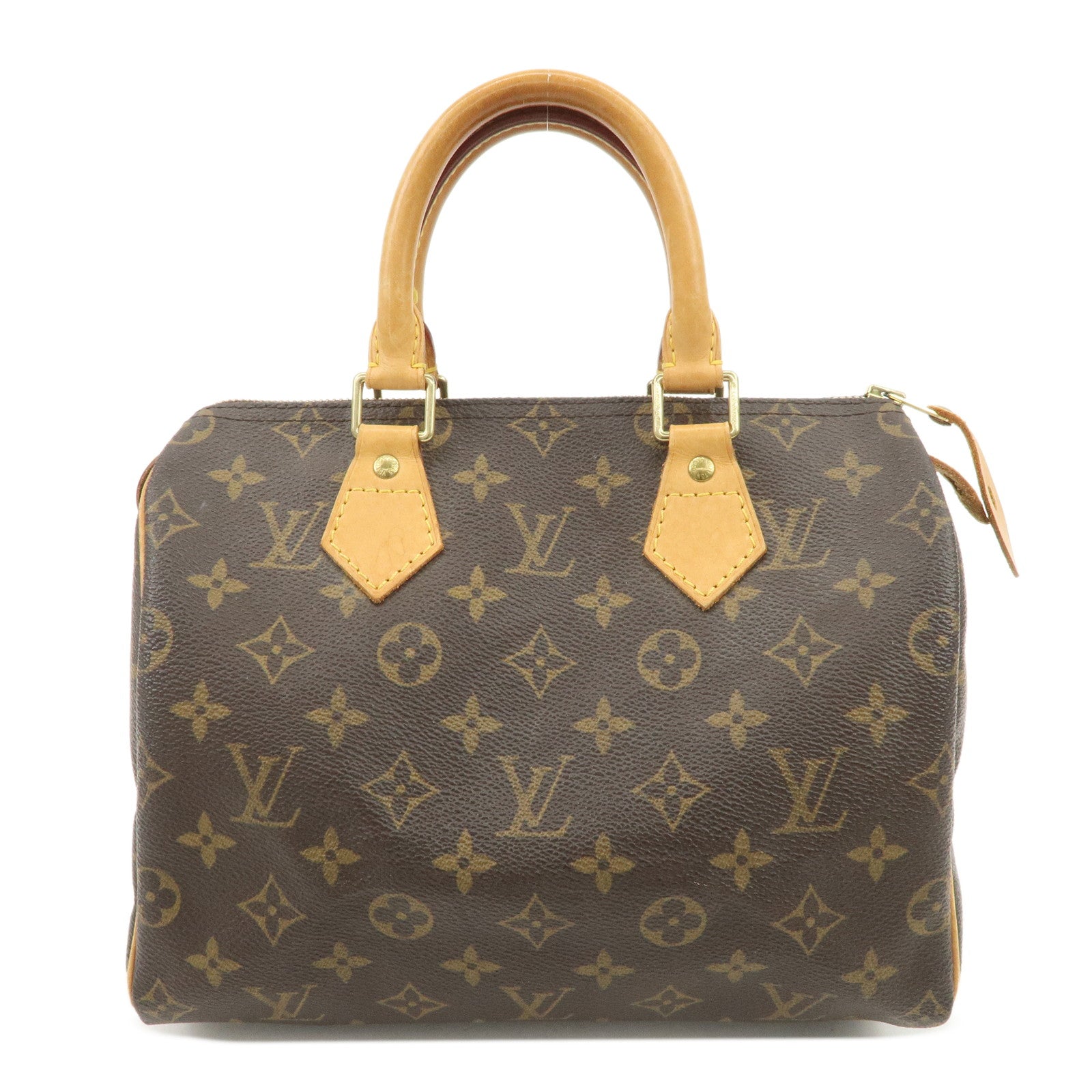 Louis Vuitton Monogram Speedy 25 Boston Bag Hand Bag Brown M41528