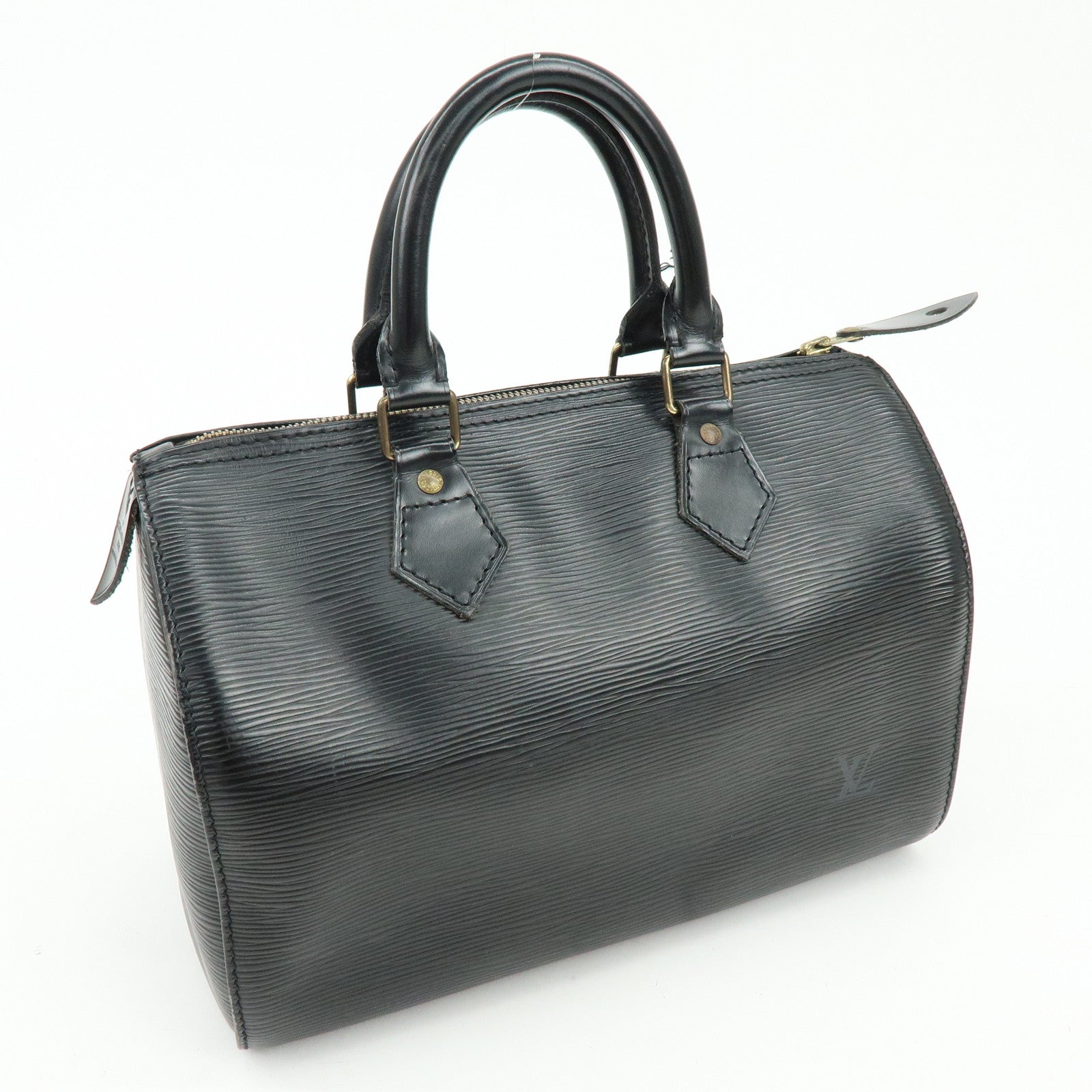 Louis Vuitton Epi Speedy 25 Boston Bag Hand Bag Noir Black M43012