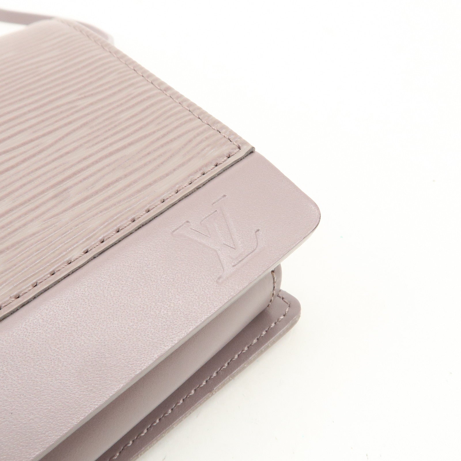 Louis Vuitton Epi Honfleur Hand Bag Shoulder Bag Lilac M5273B Used