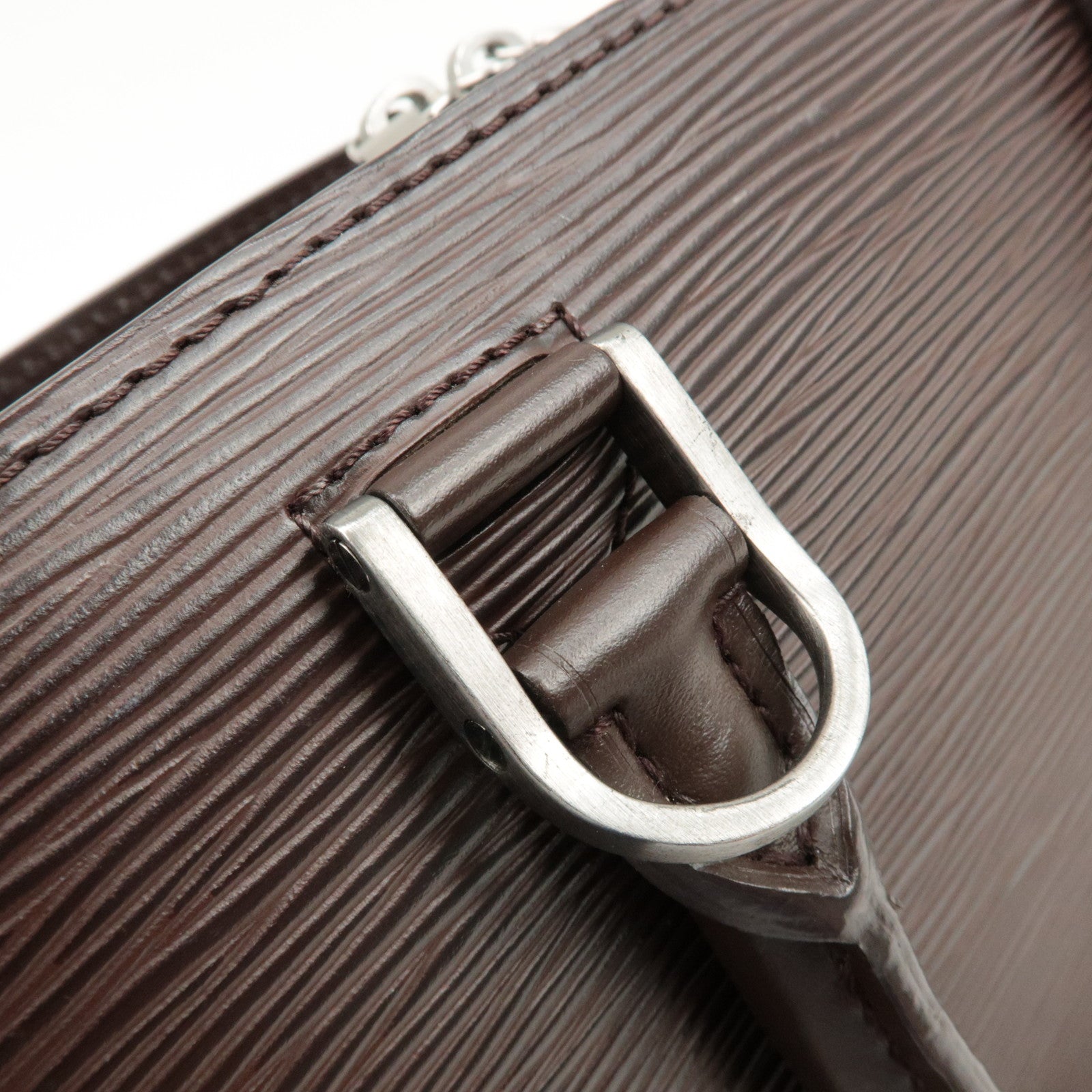 Louis Vuitton Epi Leather Pont Neuf Hand Bag Mocha Brown M5205D Used