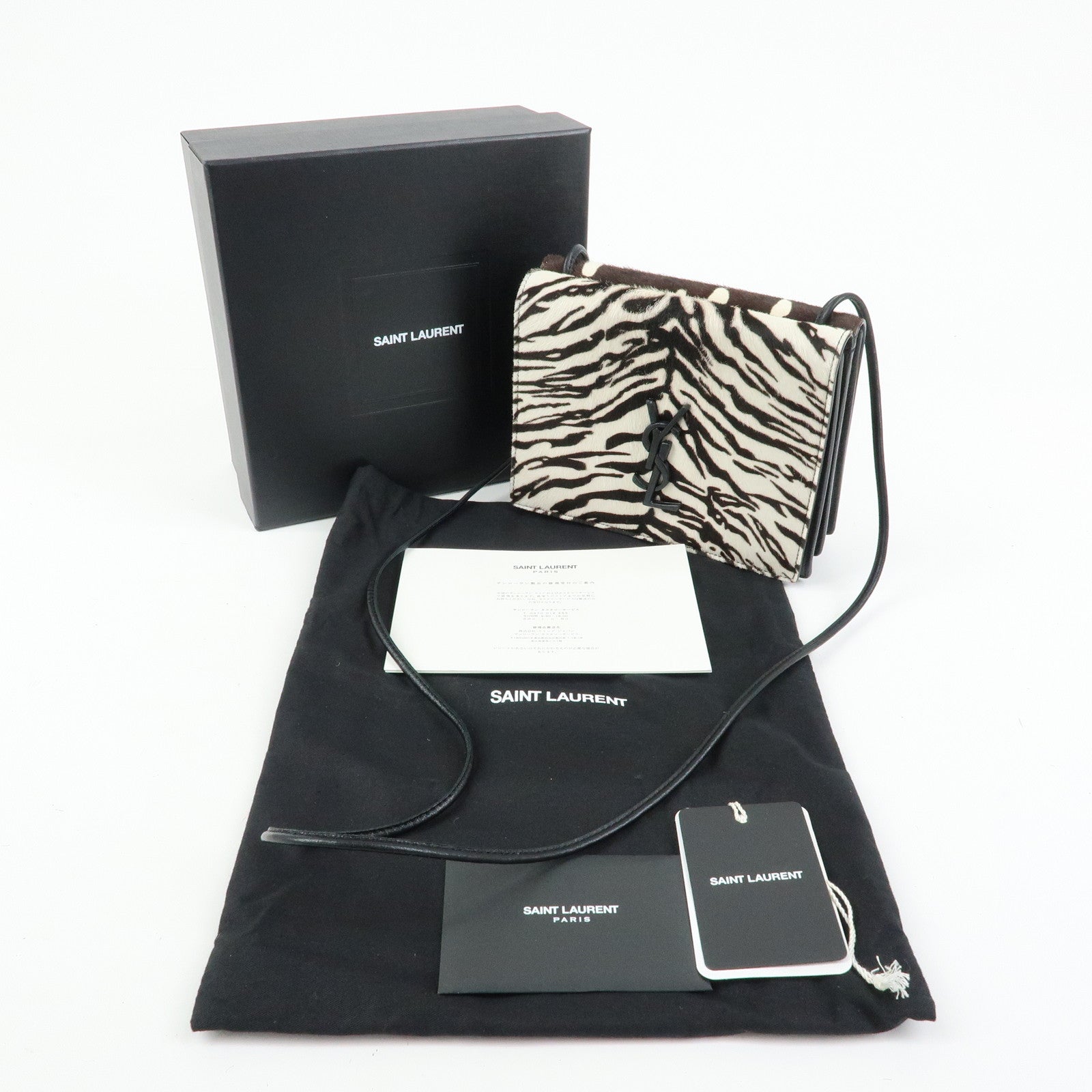SAINT LAURENT PARIS Cassandra Unborn Calf Shoulder Bag 517537