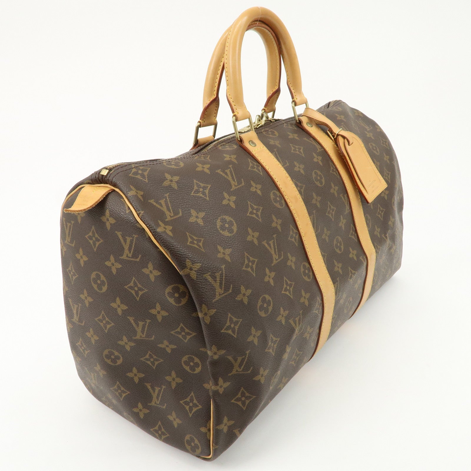 Louis Vuitton Monogram Keep All 45 Boston Bag Travel Bag M41428
