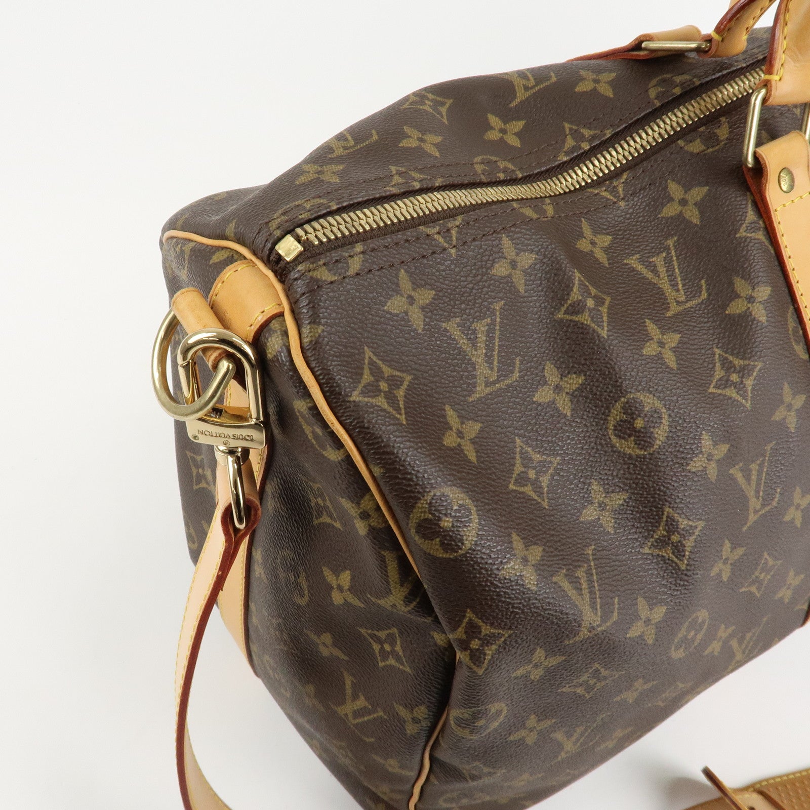 Louis Vuitton Monogram Keep All 50 Bandouliere Boston Bag M41416 Used