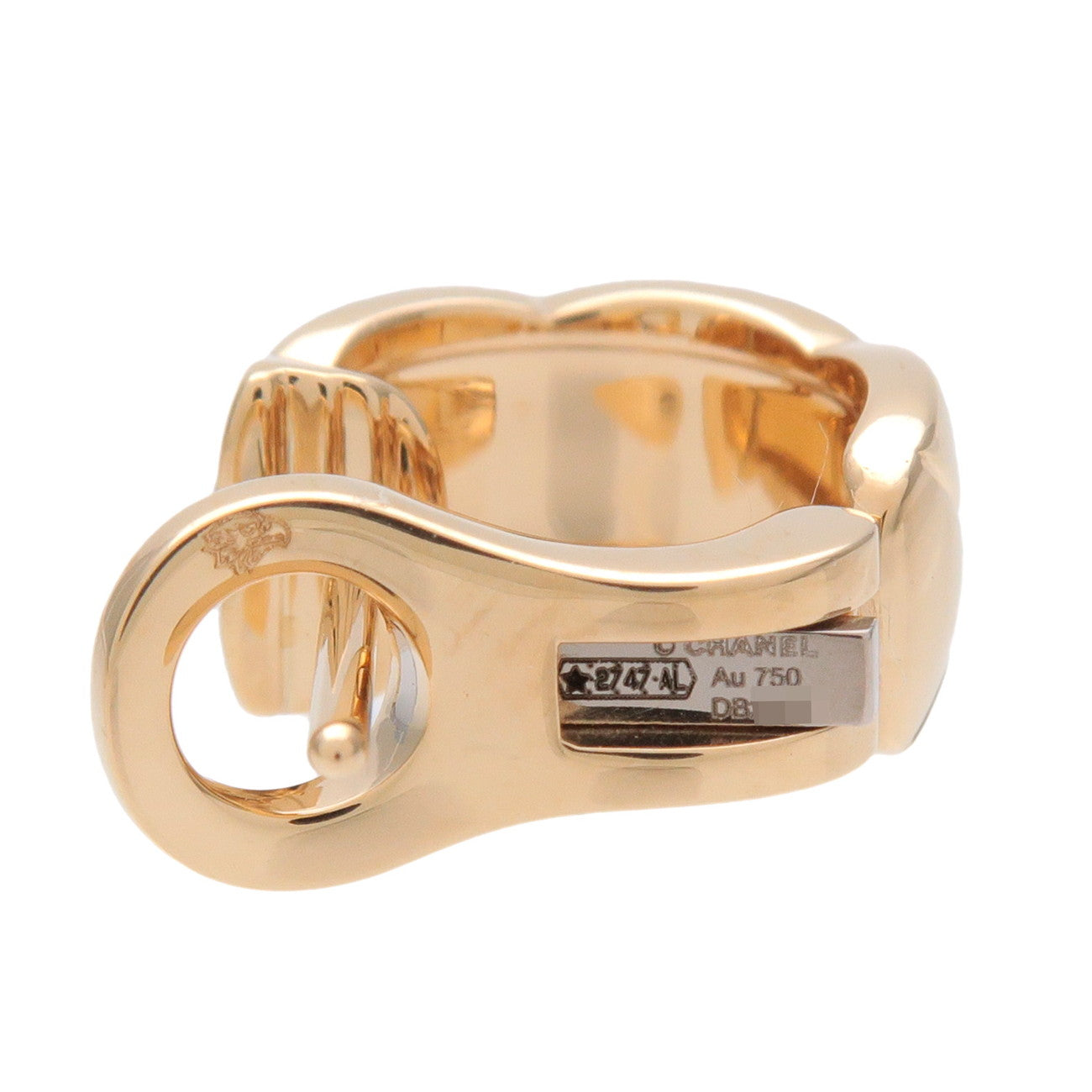 CHANEL COCO Crush Earrings K18 750YG Yellow Gold J11134