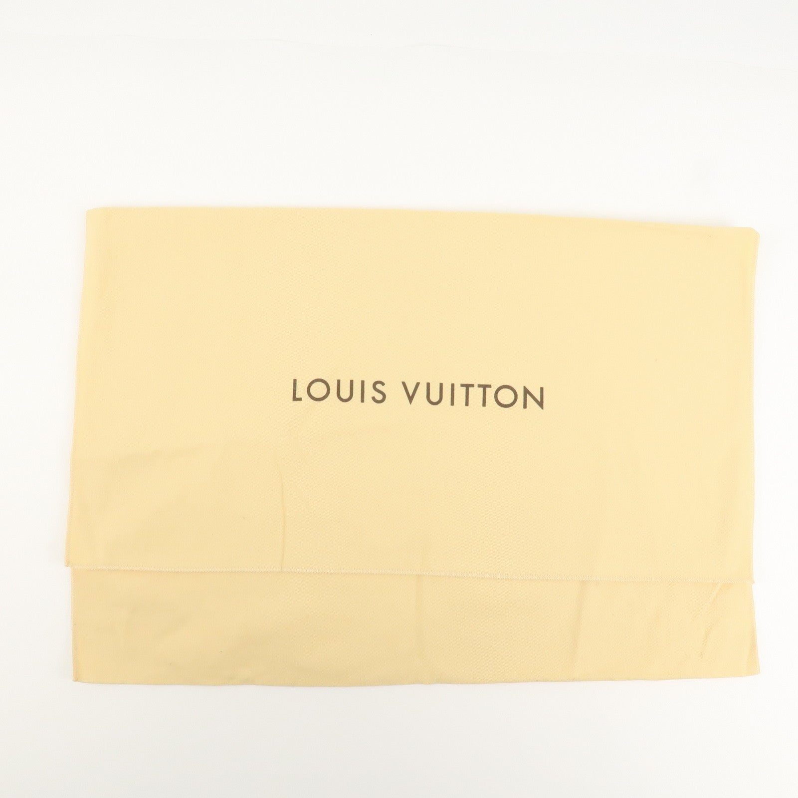 Louis Vuitton Set of 10 Dust Bag Storage Bag Flap Style Beige Used