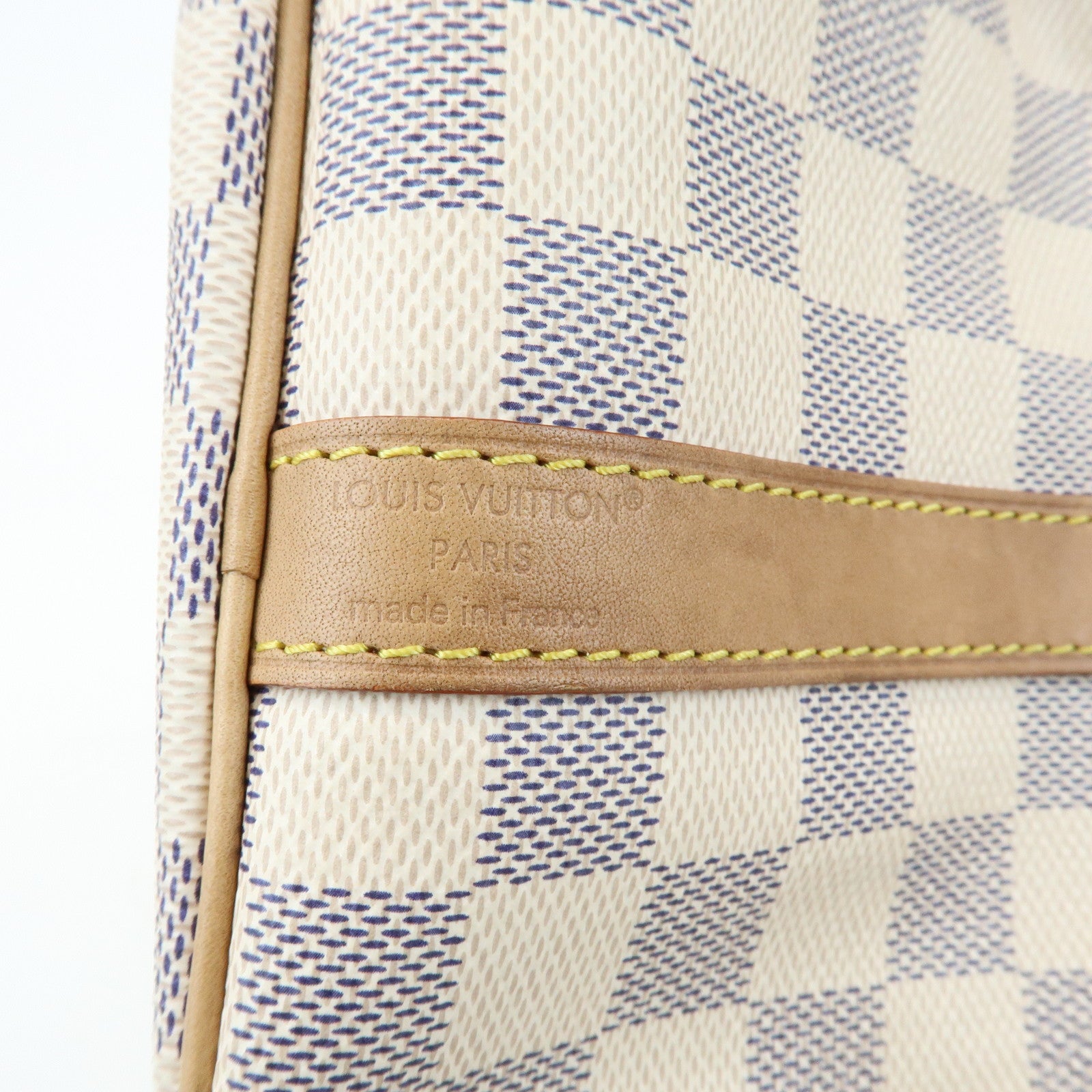 Louis Vuitton Damier Azur Speedy Bandouliere 25 Boston Bag N40608