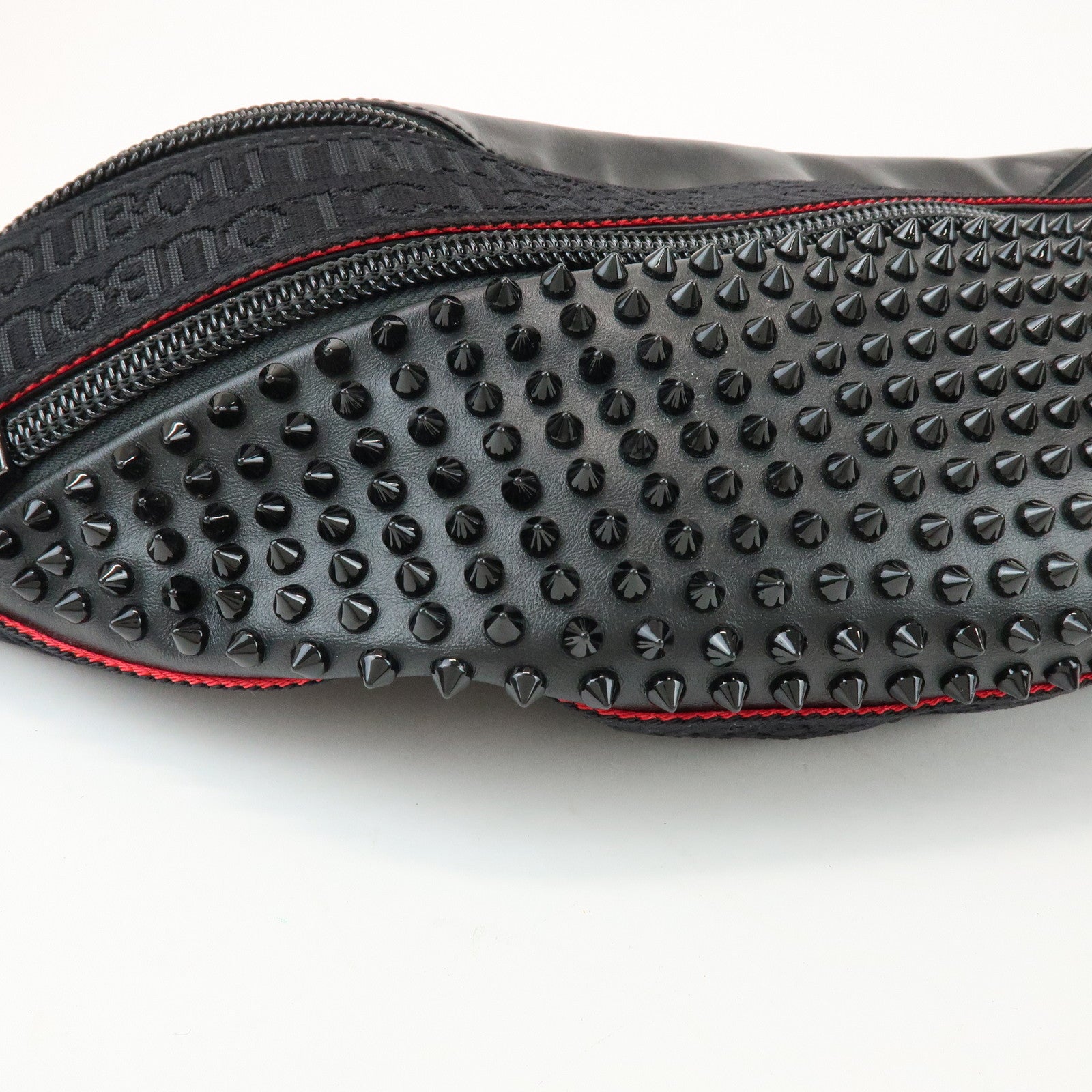 Christian Louboutin Paris New York City Leather Body Bag Black