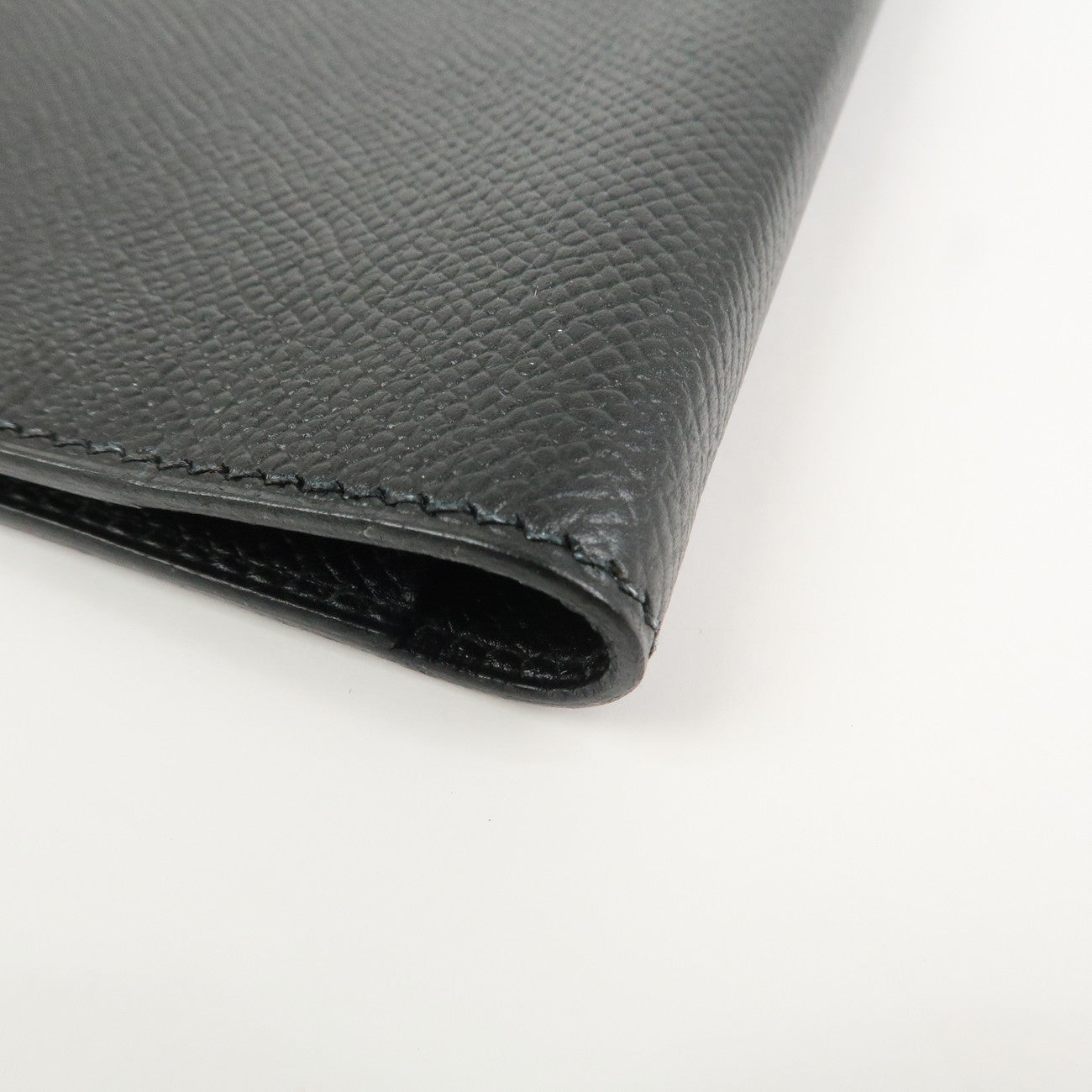 HERMES Epsom Leather Vision Agenda Planner Cover □B Stamped Black