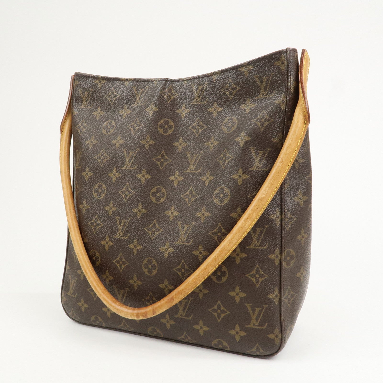 Louis Vuitton Monogram Looping GM Shoulder Bag Brown M51145