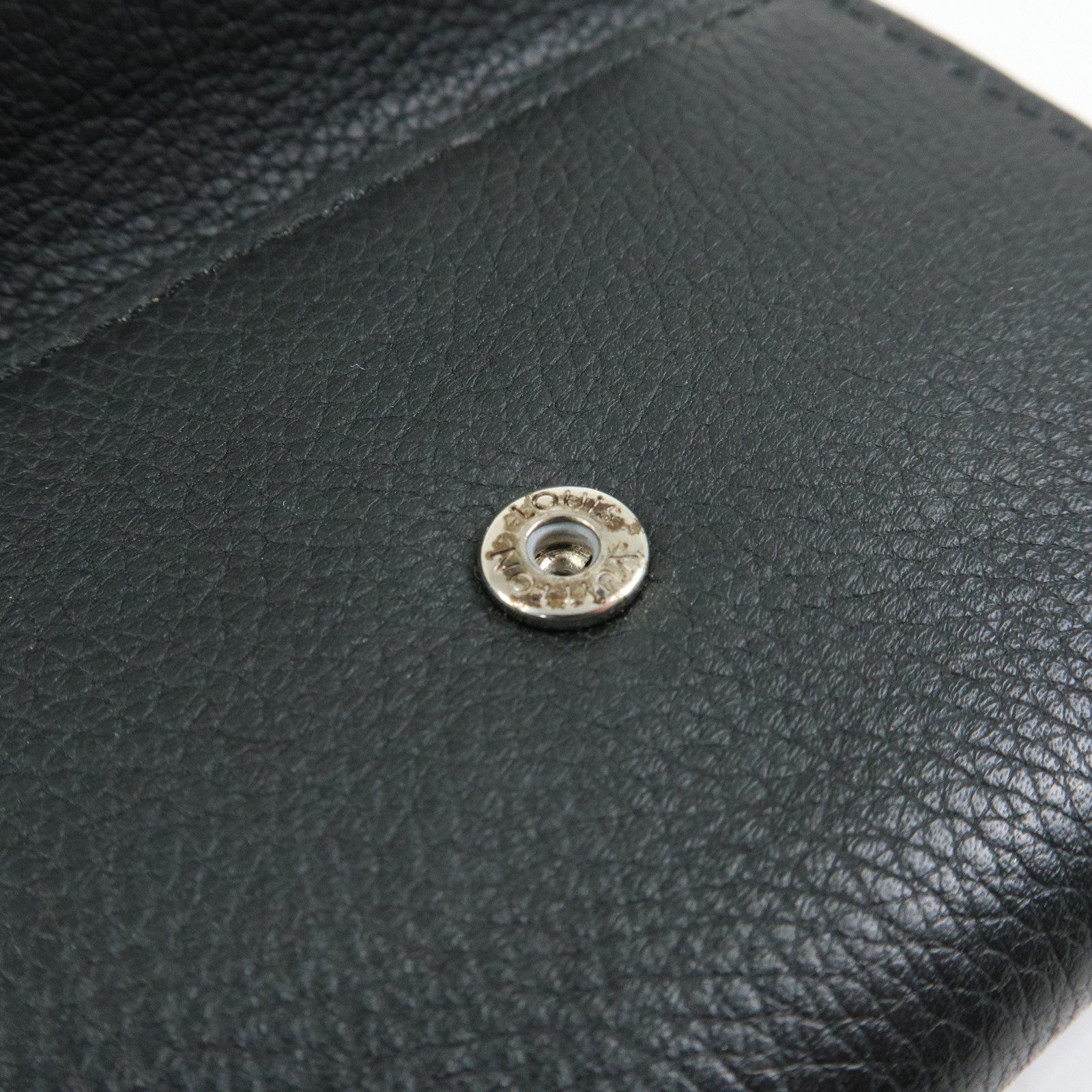 Louis Vuitton Portefeuille Lock Mini Compact Wallet Noir M63921
