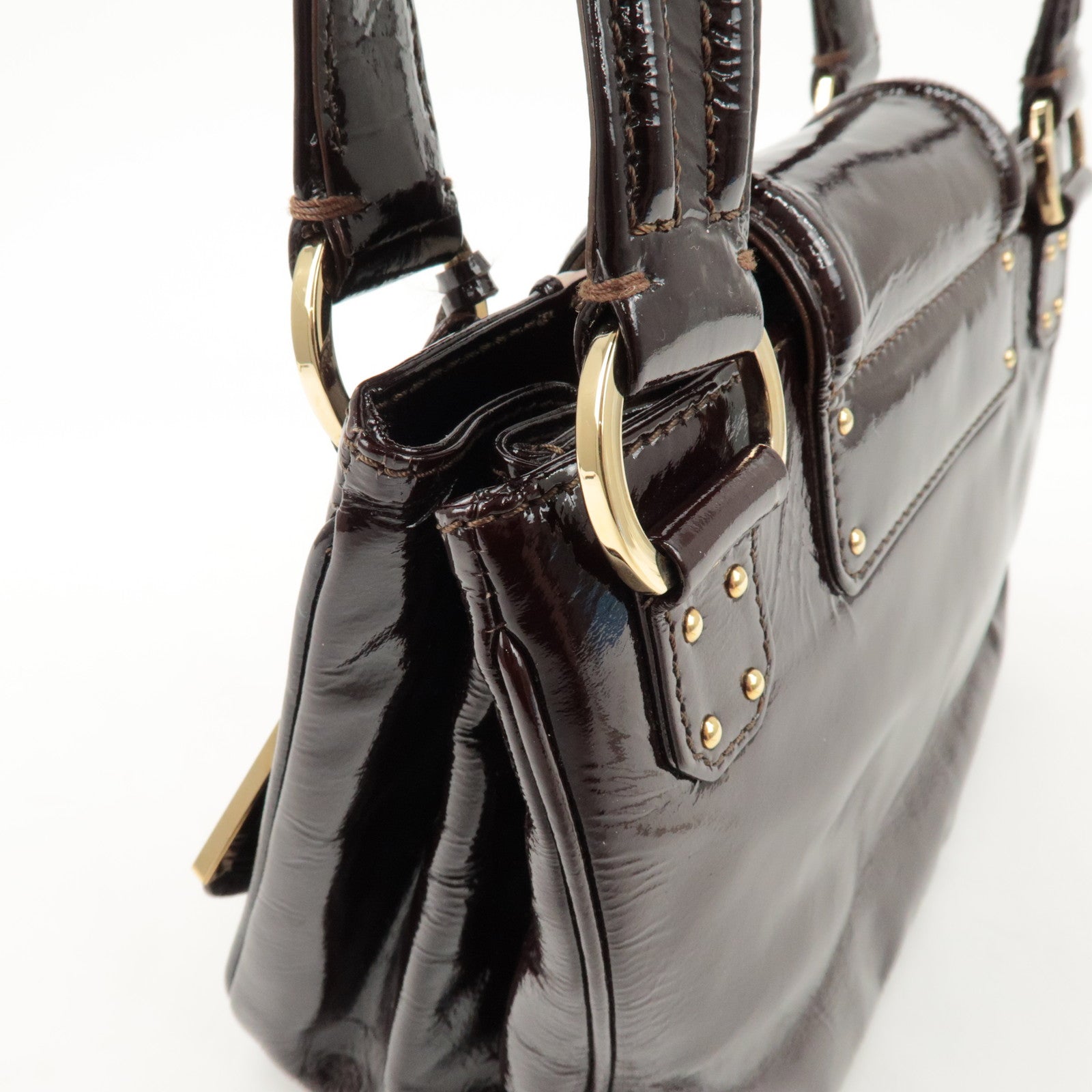 Louis Vuitton Cruise Line Sac Bicolore Leather Hand Bag M92516 Used
