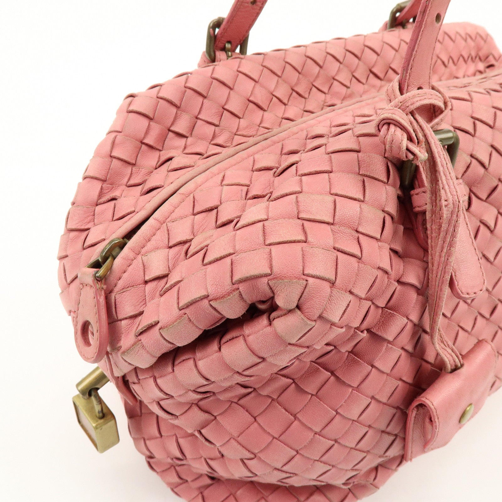 BOTTEGA VENETA Montaigne Intrecciato Nappa Leather Shoulder Bag