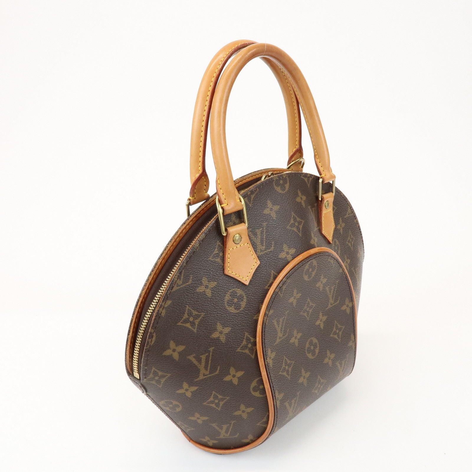 Louis Vuitton Monogram Ellipse PM Hand Bag Brown M51127