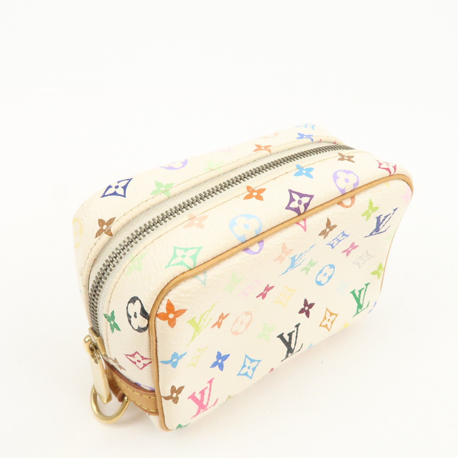 Louis Vuitton Monogram Multicolor Trousse Wapity Pouch Blanc M58033