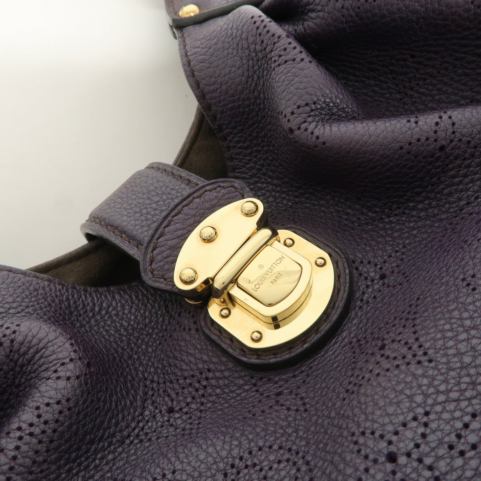 Louis Vuitton Monogram Mahina L Leather Hand Shoulder Bag M93441