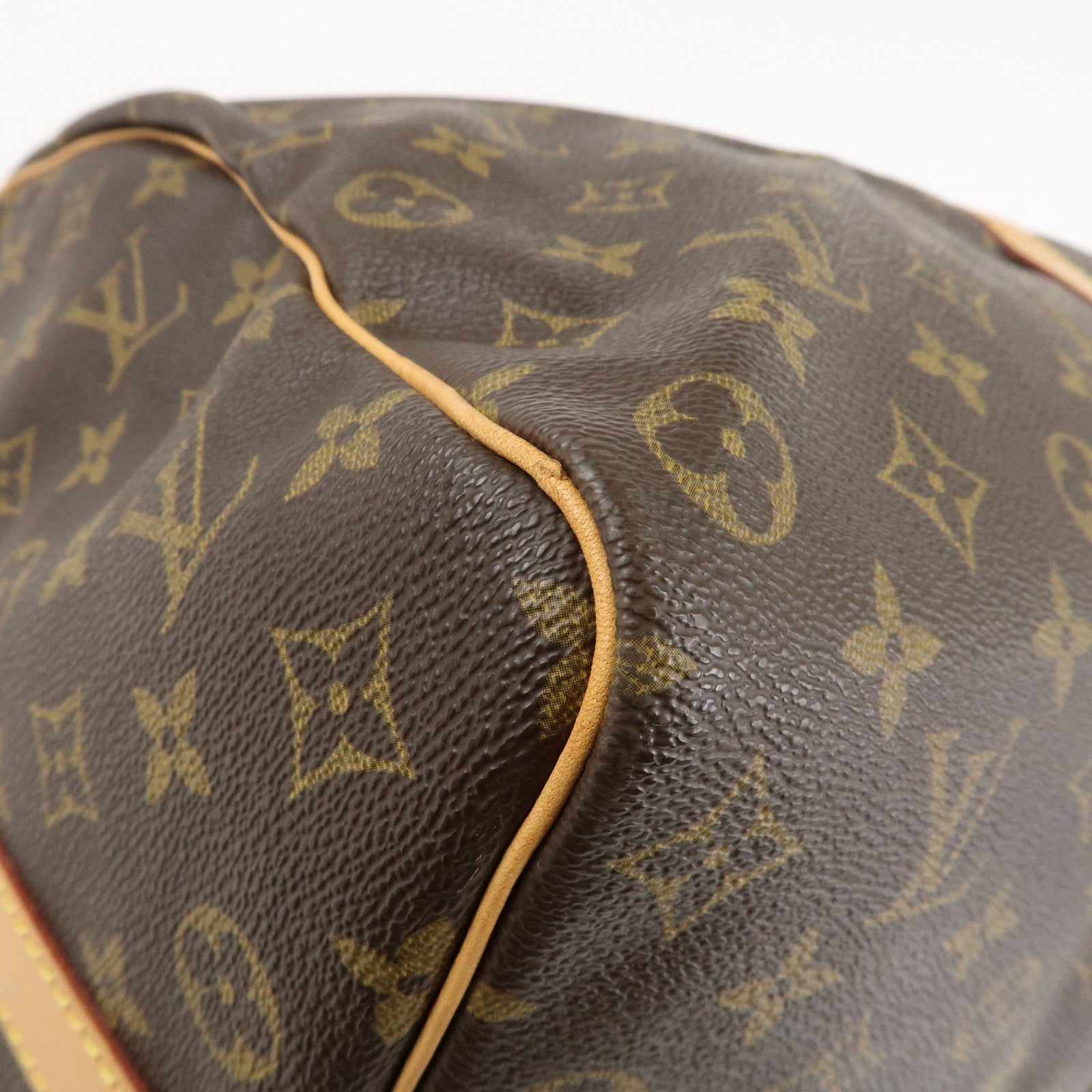 Louis Vuitton Monogram Keep All Bandouliere 50 Boston Bag Brown M41416 Used