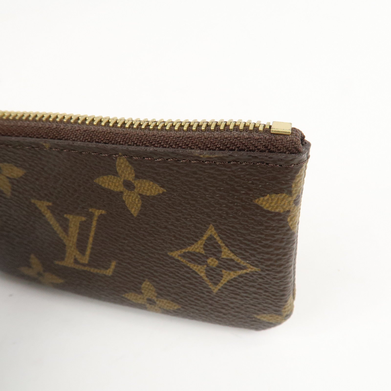 Louis Vuitton Monogram Pochette Cles Coin Case Key Case M62650
