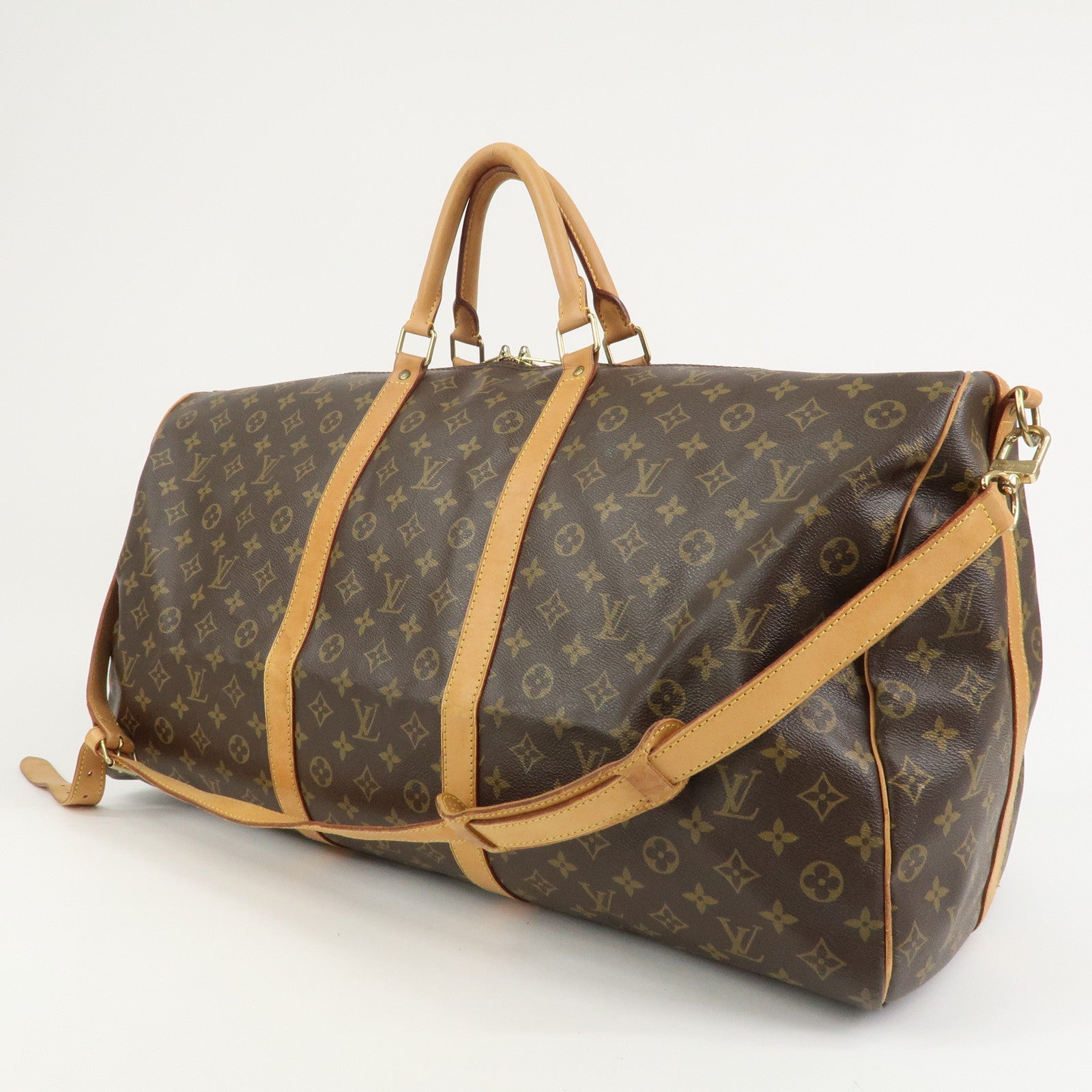 Louis Vuitton Monogram Keep All Bandouliere 60 Boston Bag M41412