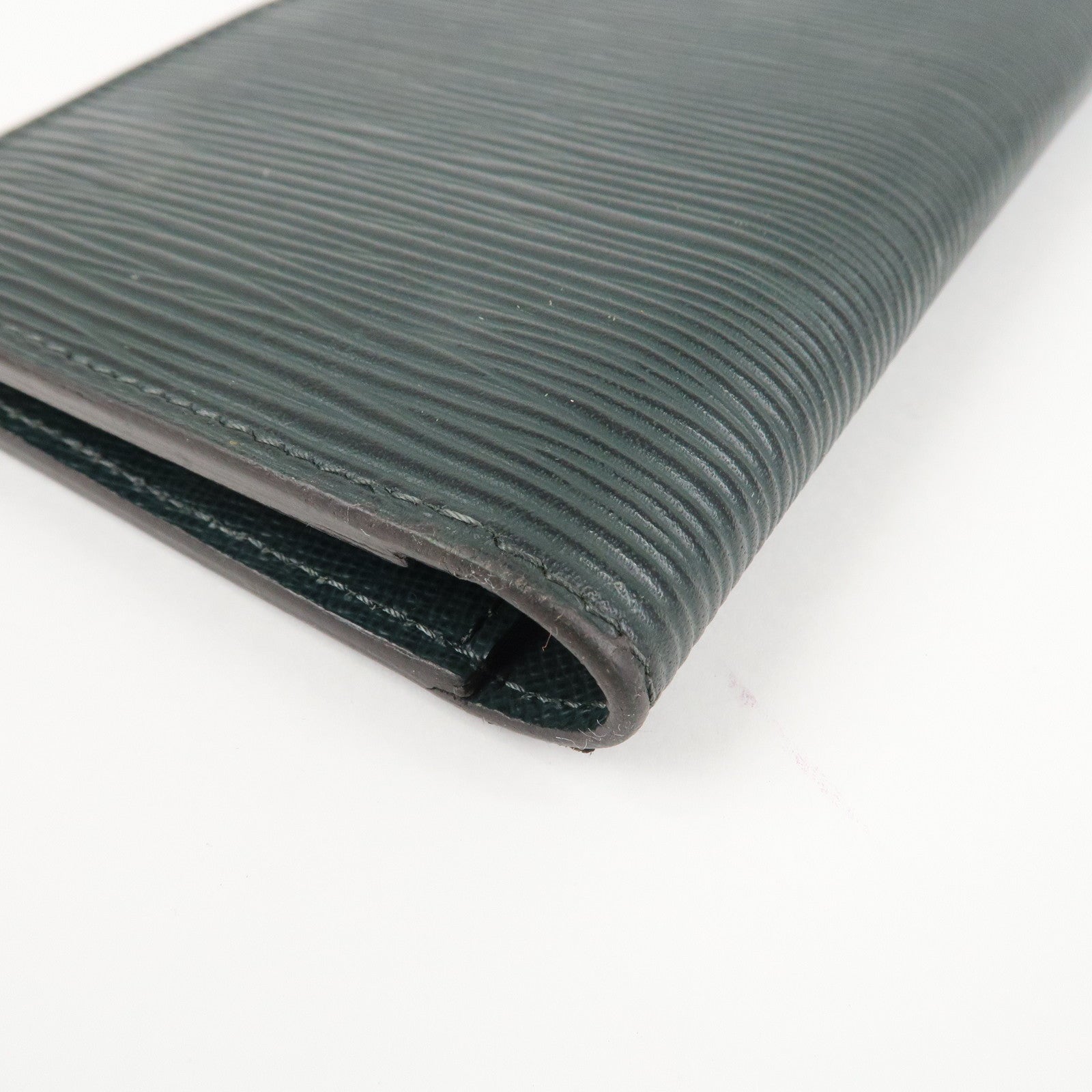 Louis Vuitton Epi Leather Long Wallet Dark Green Used